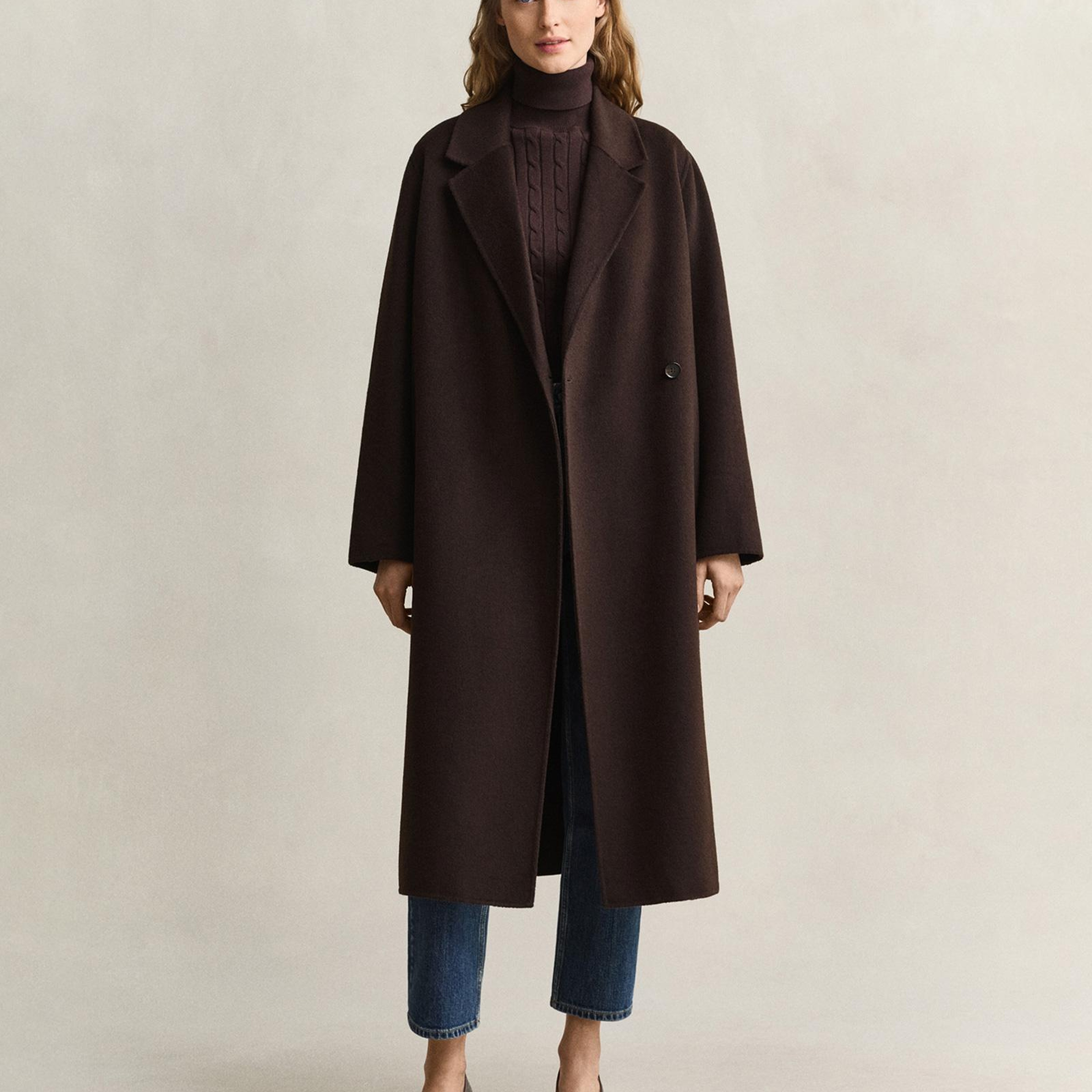 GANT Kadın Kahverengi Regular Fit Mont