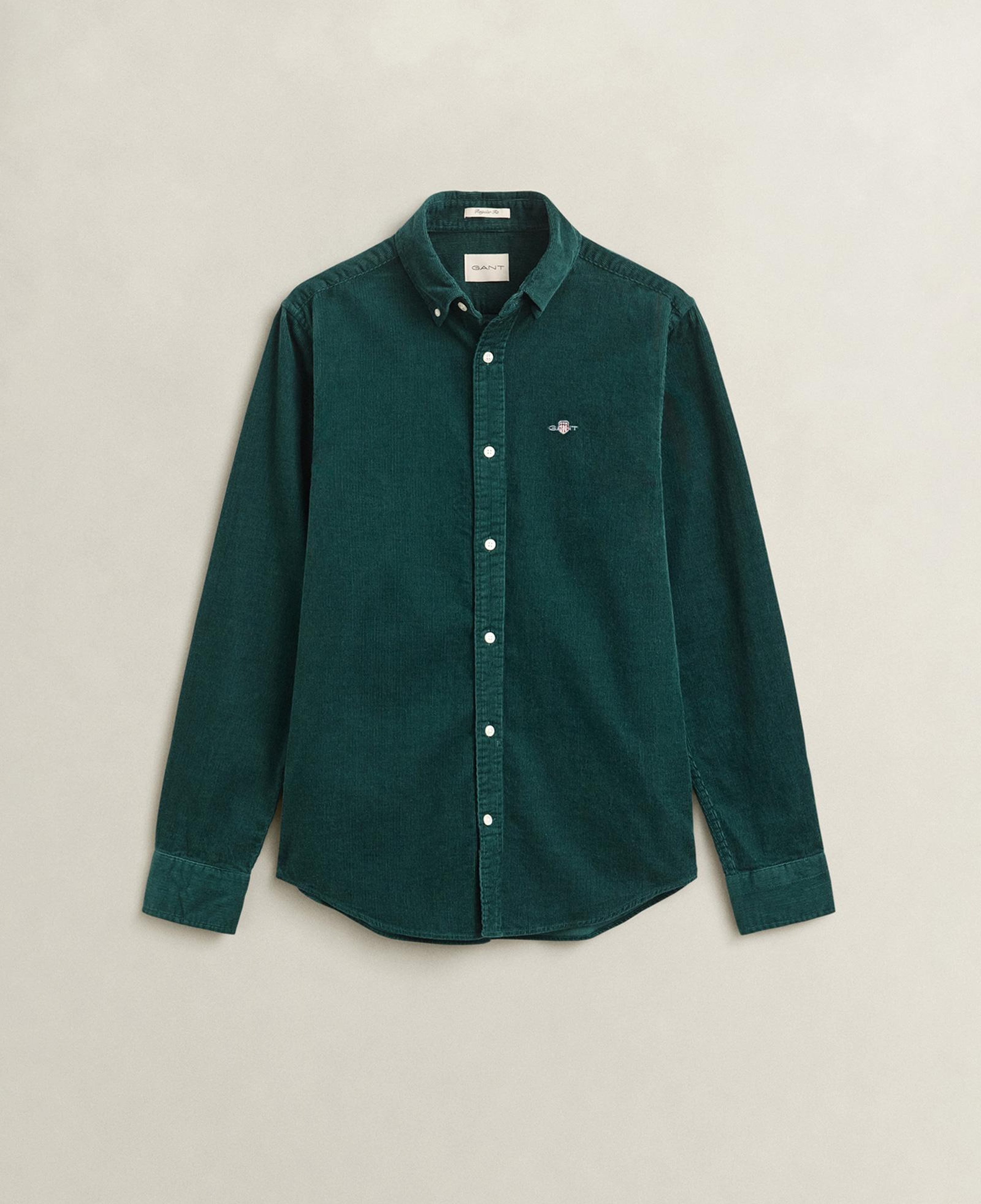 GANT Erkek Yeşil Regular Fit Gömlek