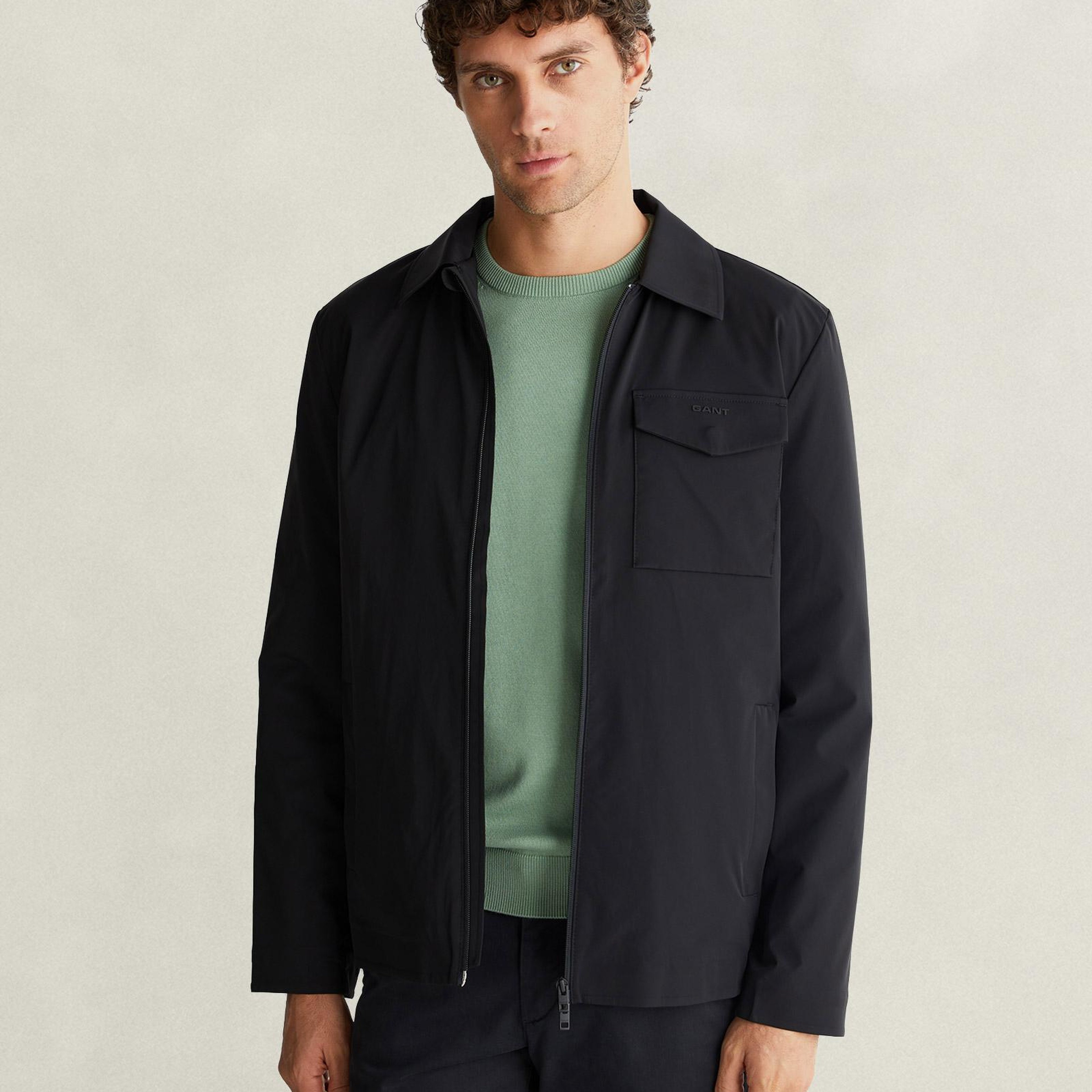 GANT Erkek Siyah Regular Fit Ceket