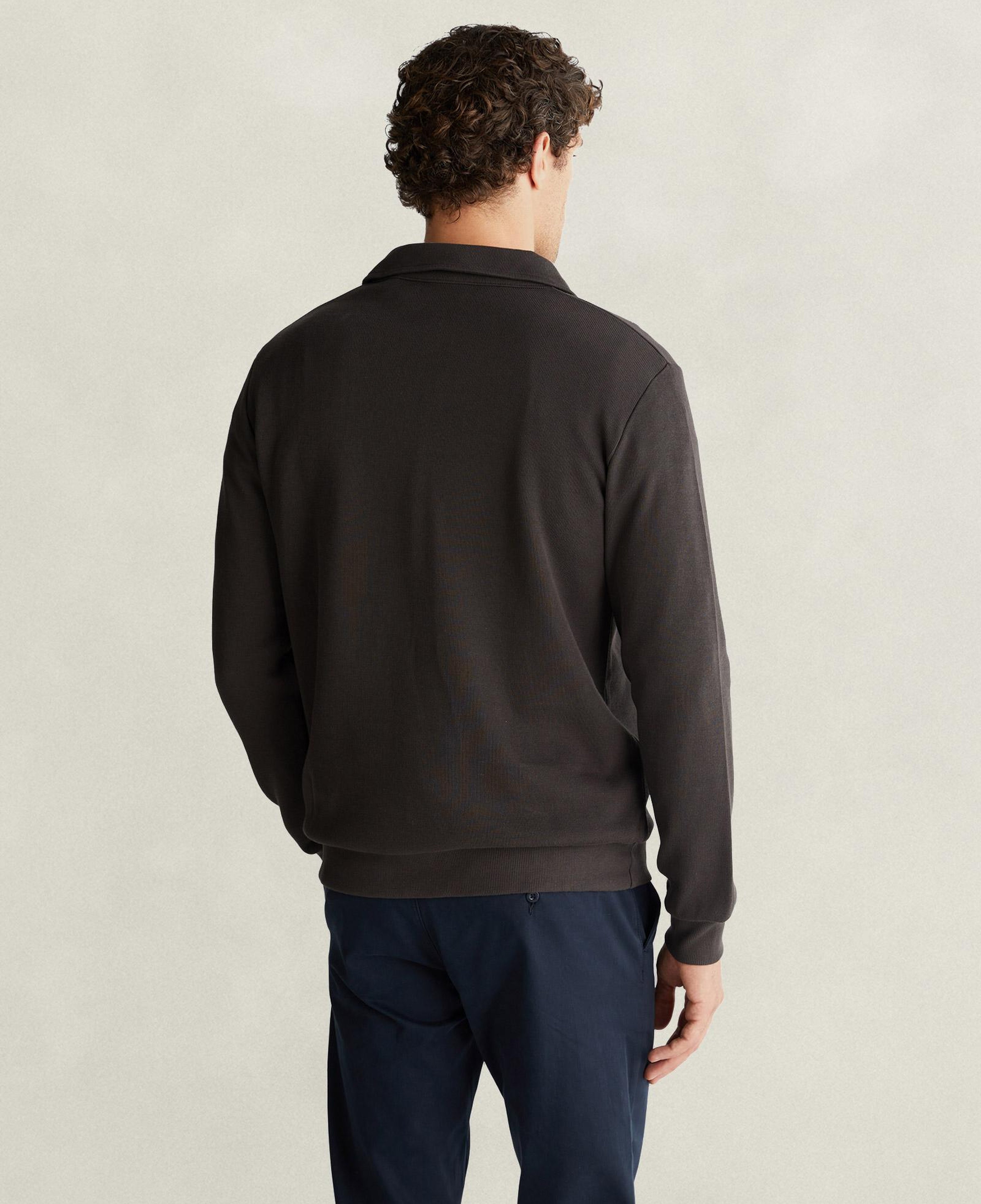 GANT Erkek Kahverengi Yarım Fermuarlı Sweatshirt