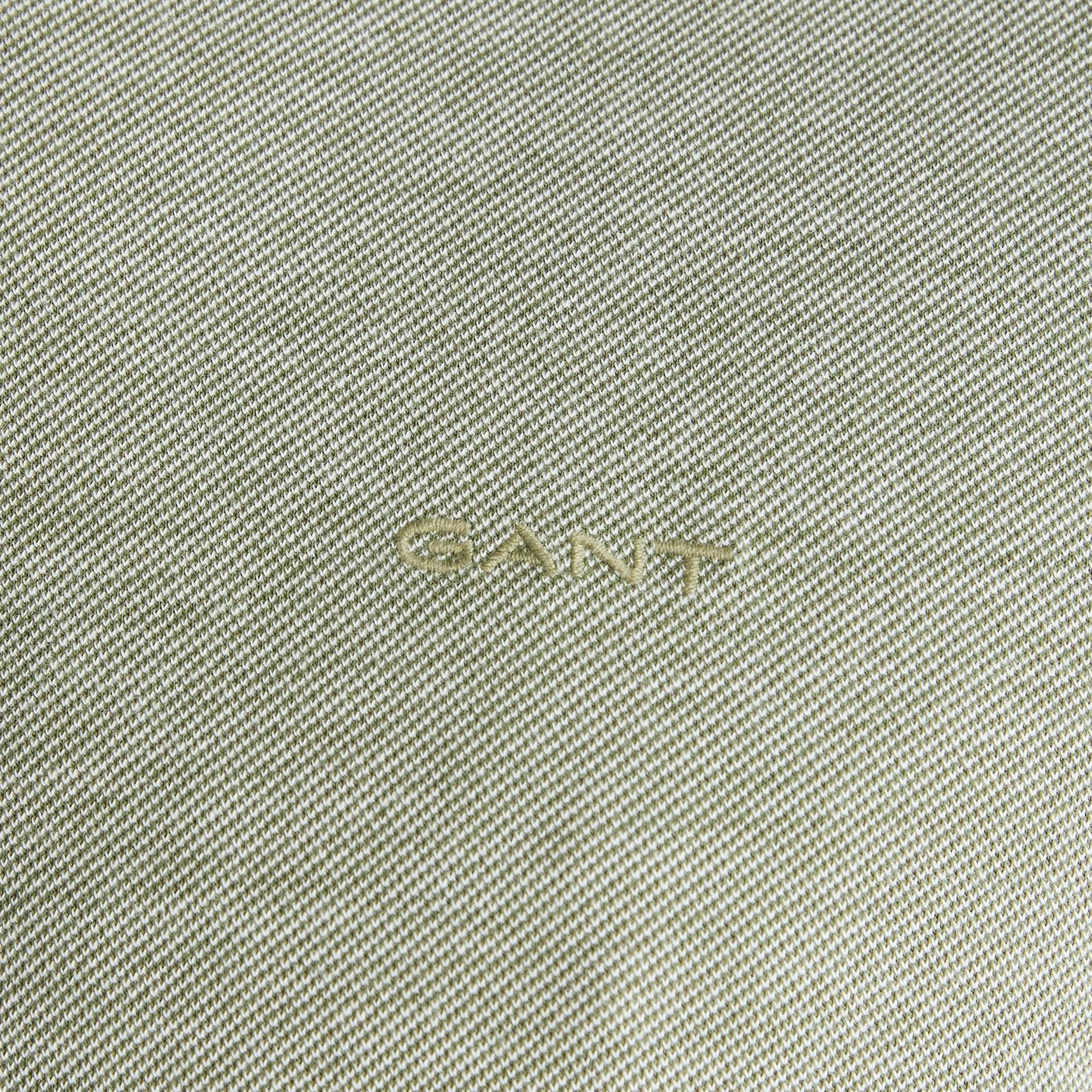 GANT Erkek Yeşil %100 Pamuk T-Shirt