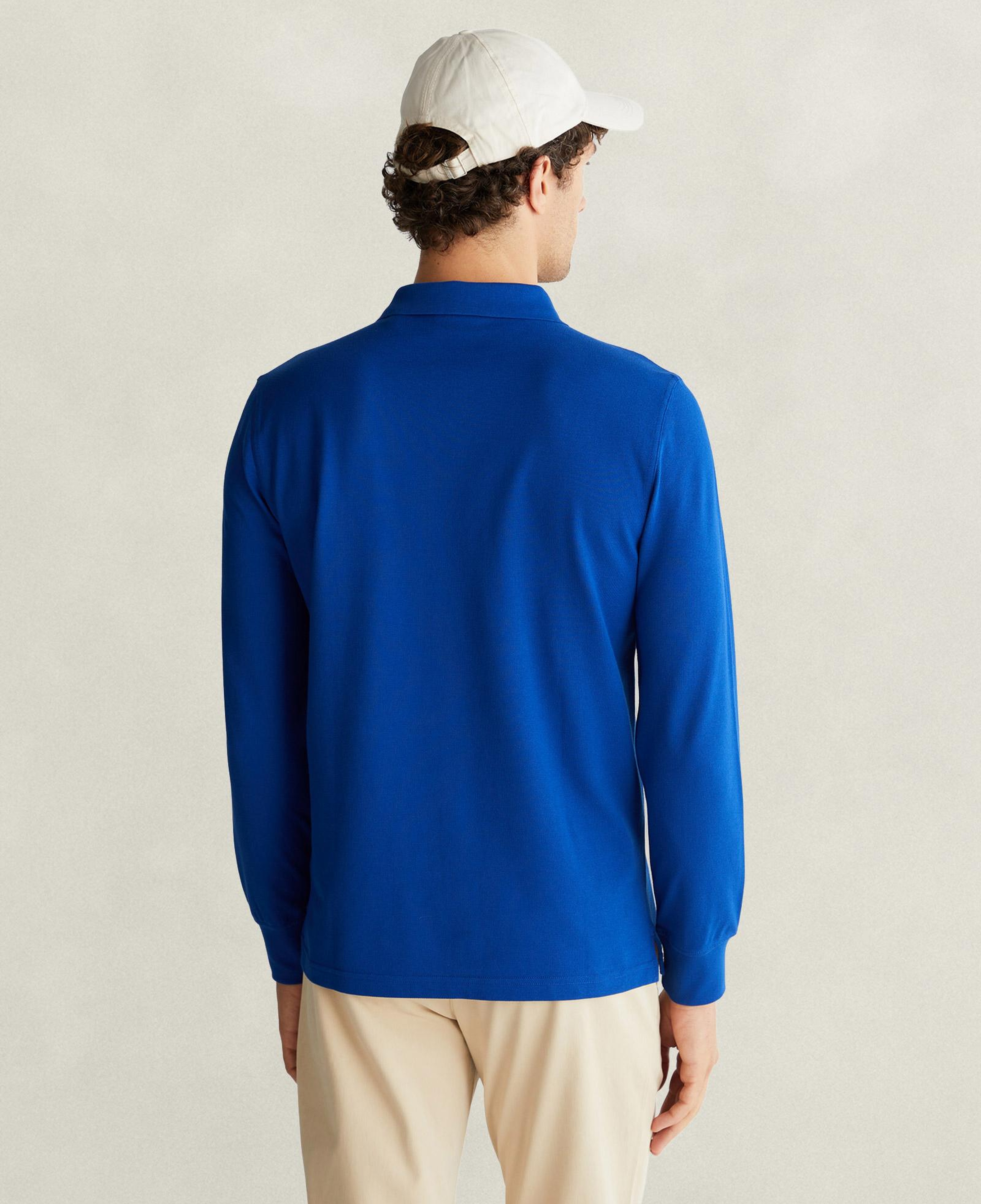 GANT Erkek Mavi Regular Fit Polo Yaka T-Shirt