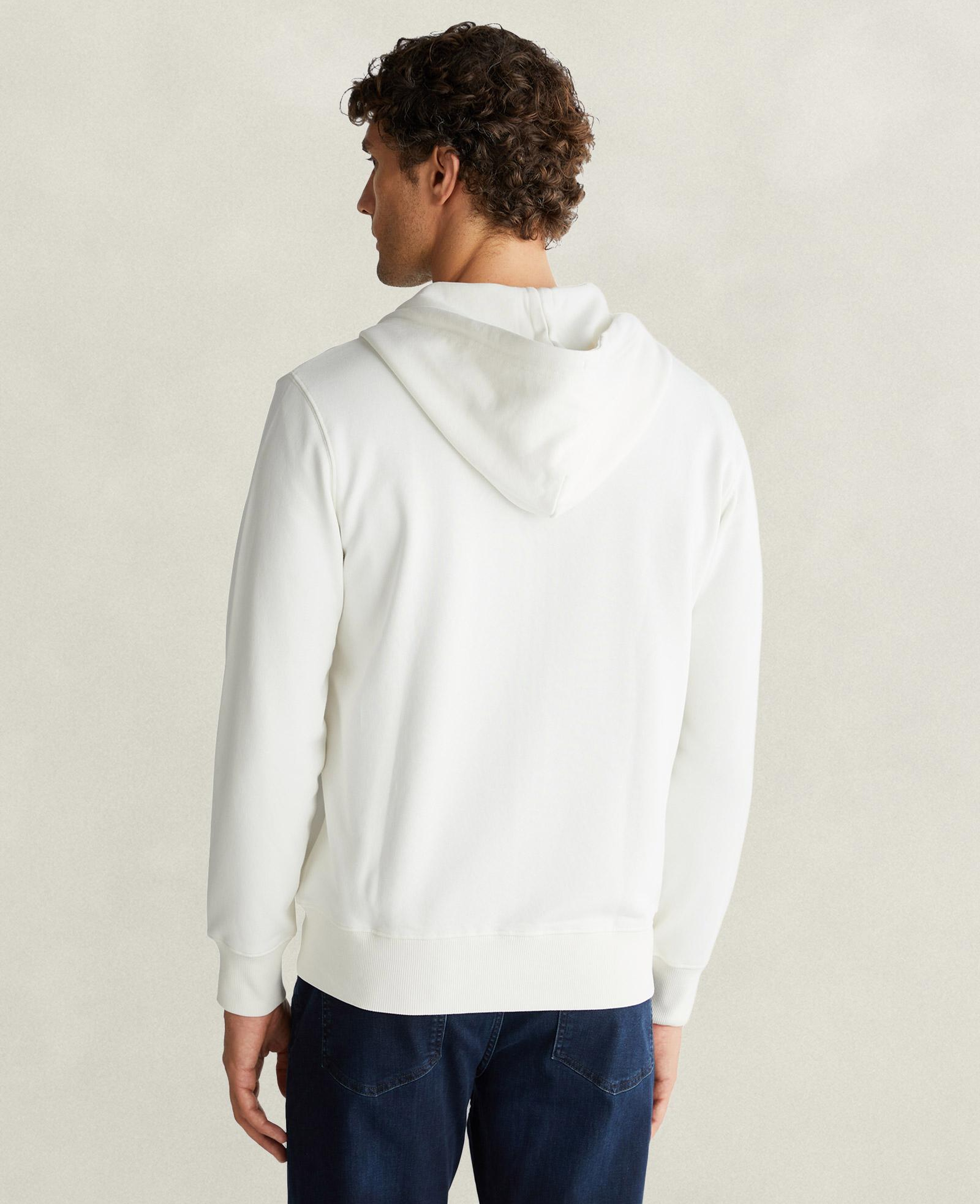 GANT Erkek Krem Kapüşonlu Sweatshirt