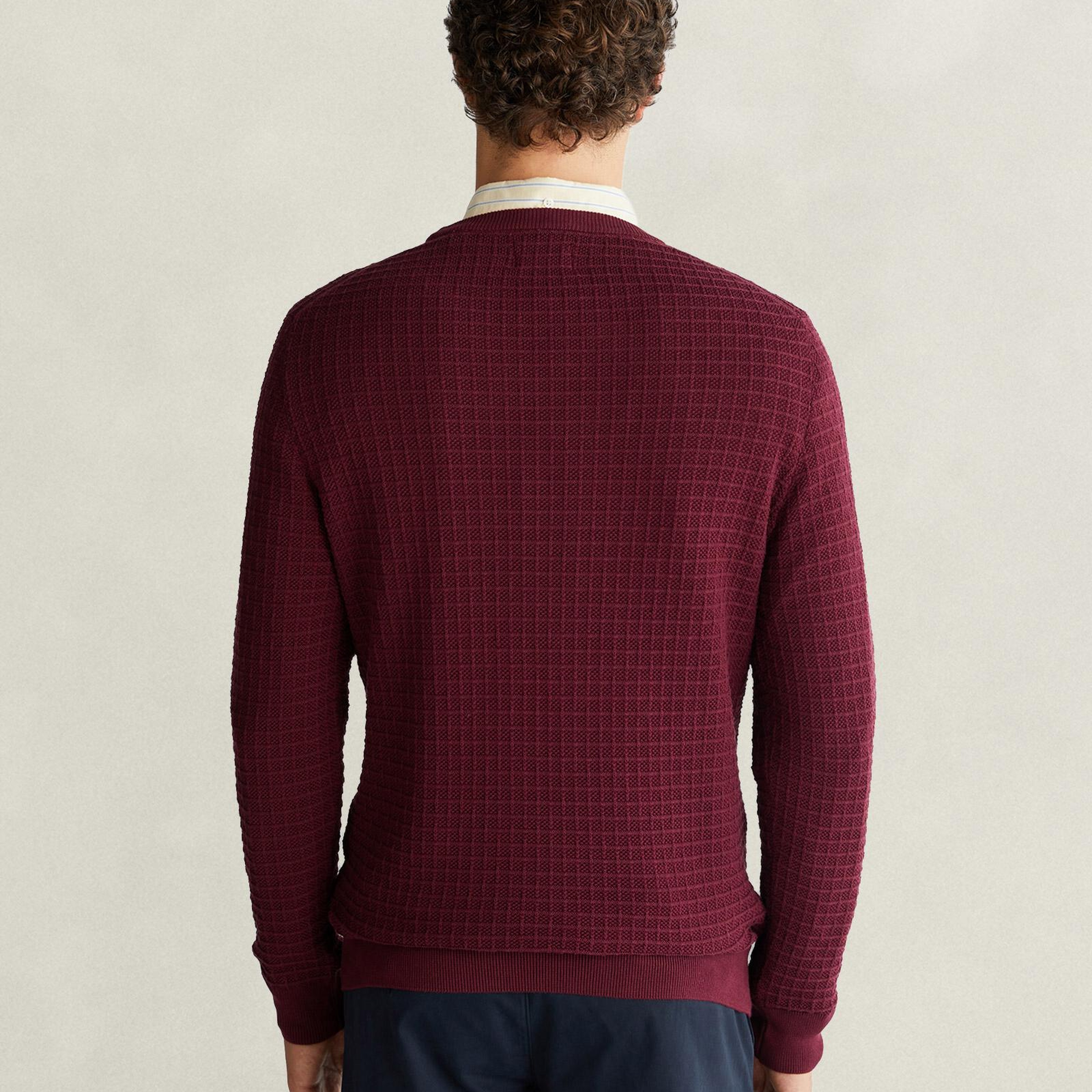 GANT Erkek Pembe Regular Fit Kazak