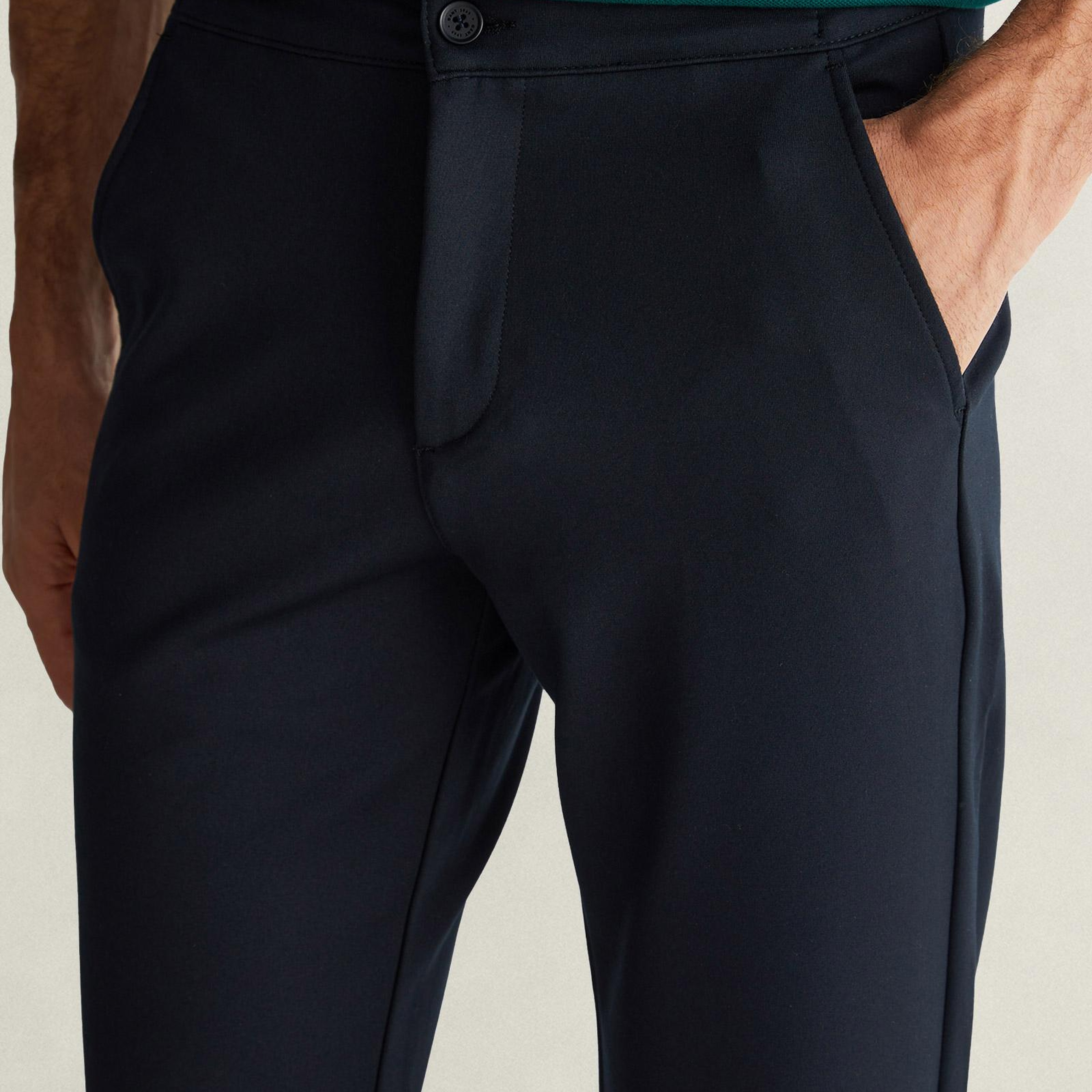 GANT Erkek Siyah Regular Fit Pantolon