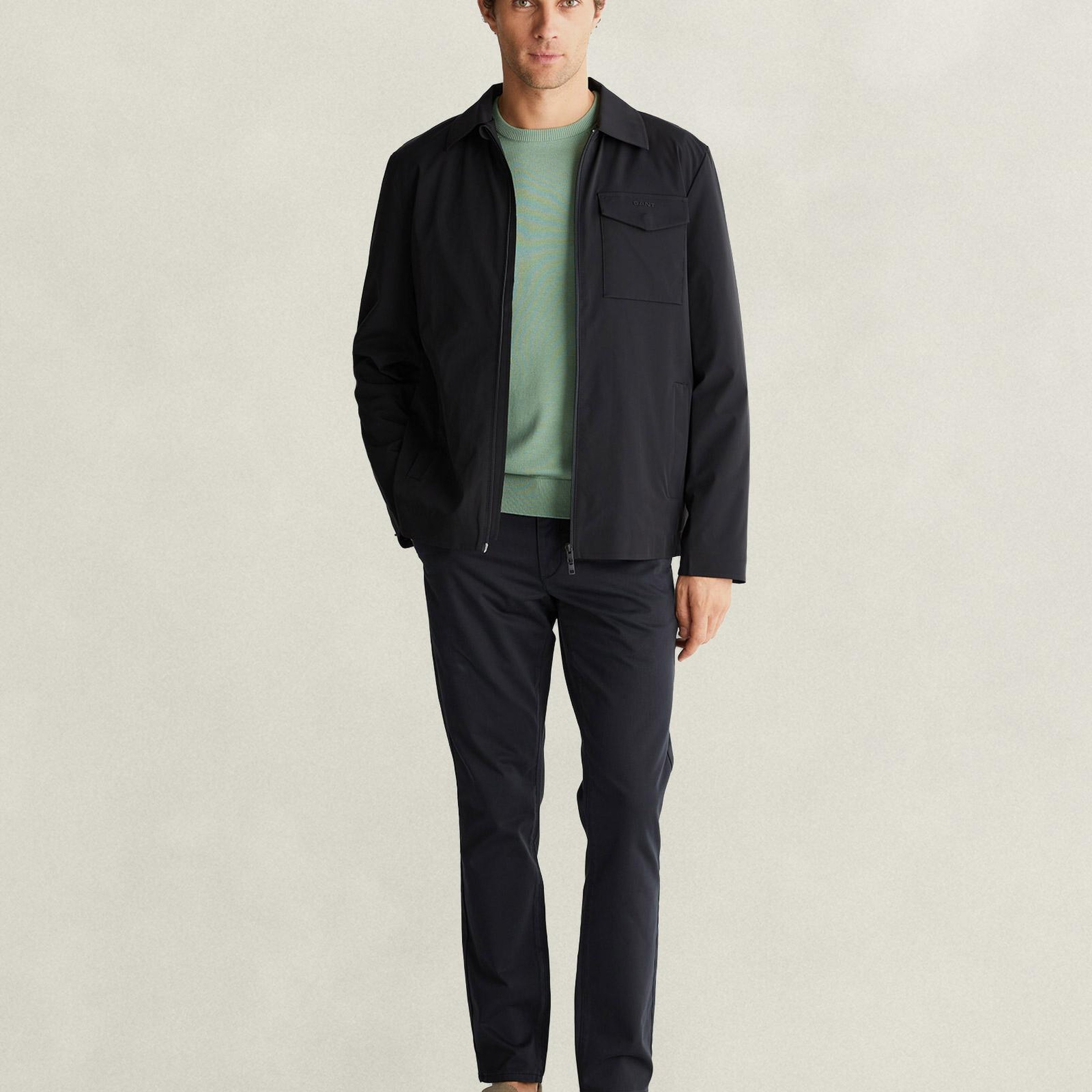 GANT Erkek Siyah Regular Fit Ceket