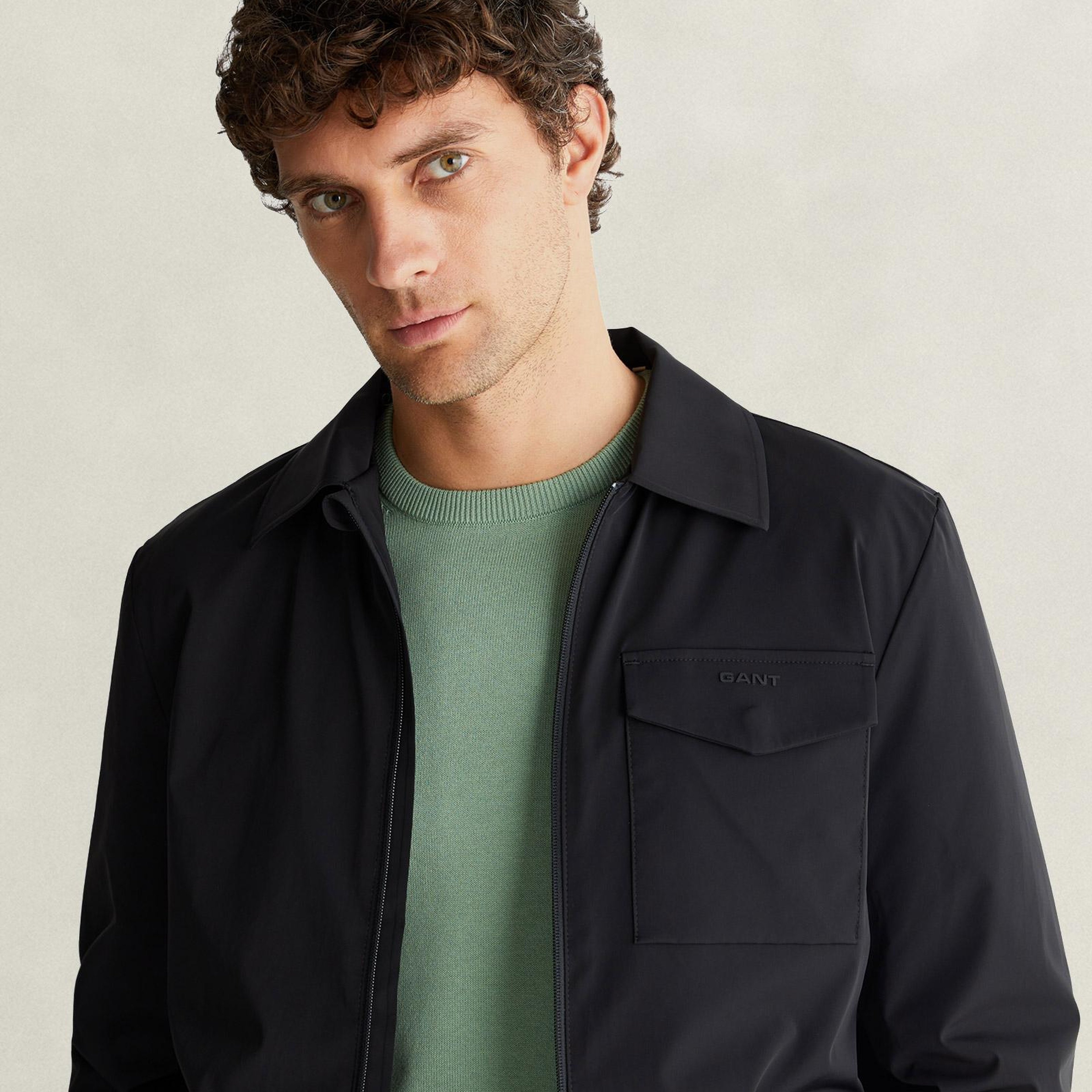 GANT Erkek Siyah Regular Fit Ceket