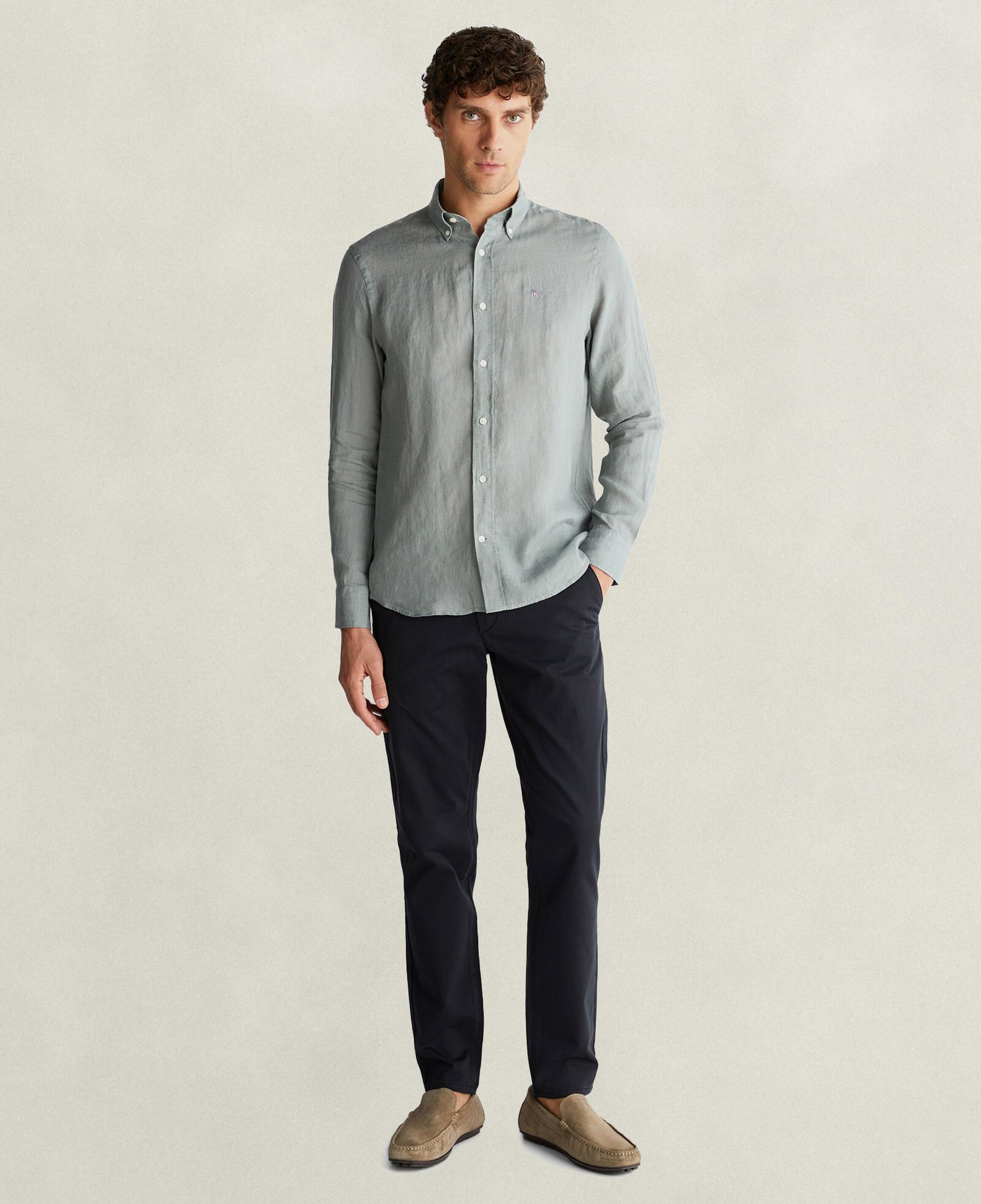 GANT Erkek Yeşil Regular Fit Gömlek