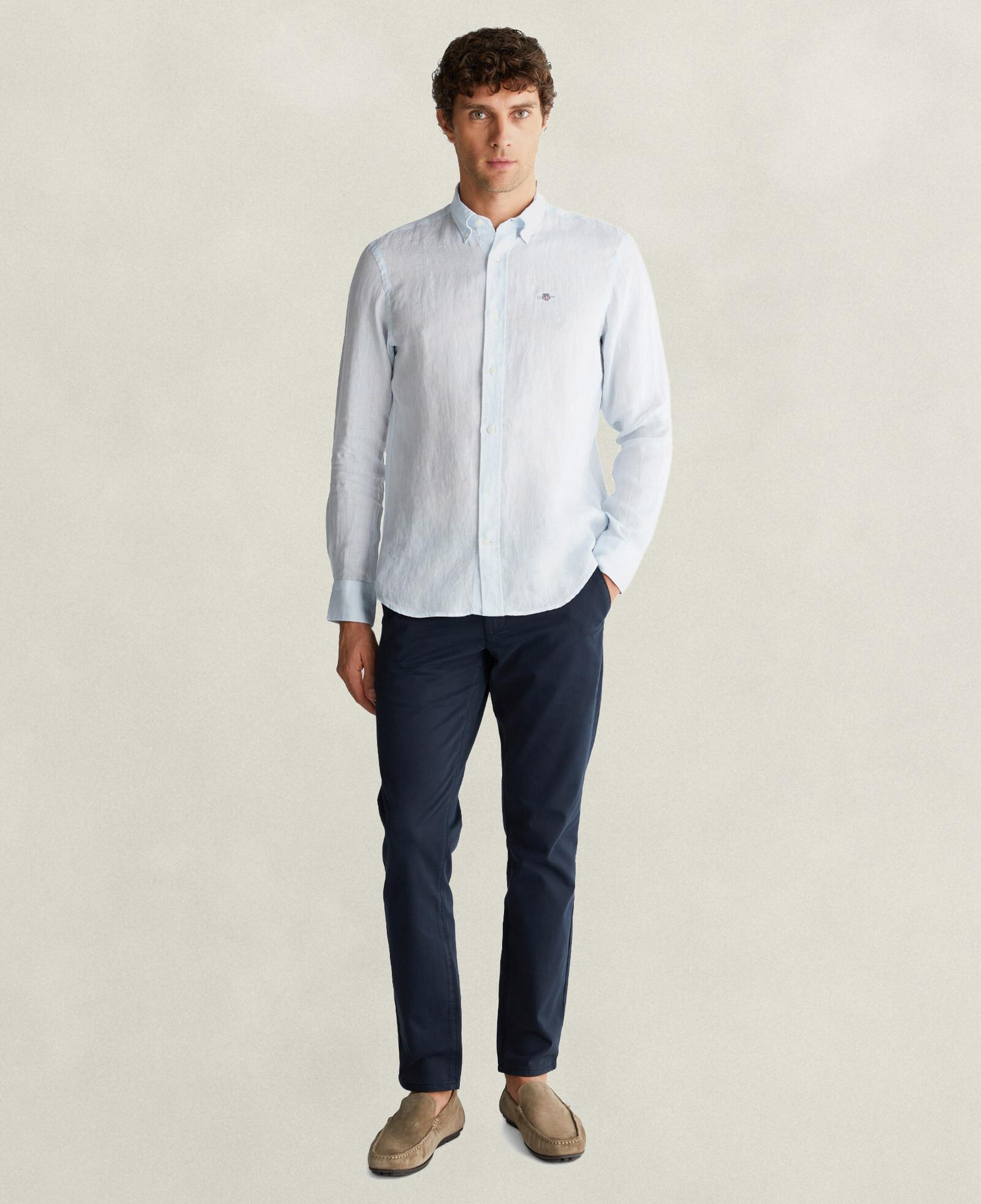 GANT Erkek Mavi Regular Fit Gömlek