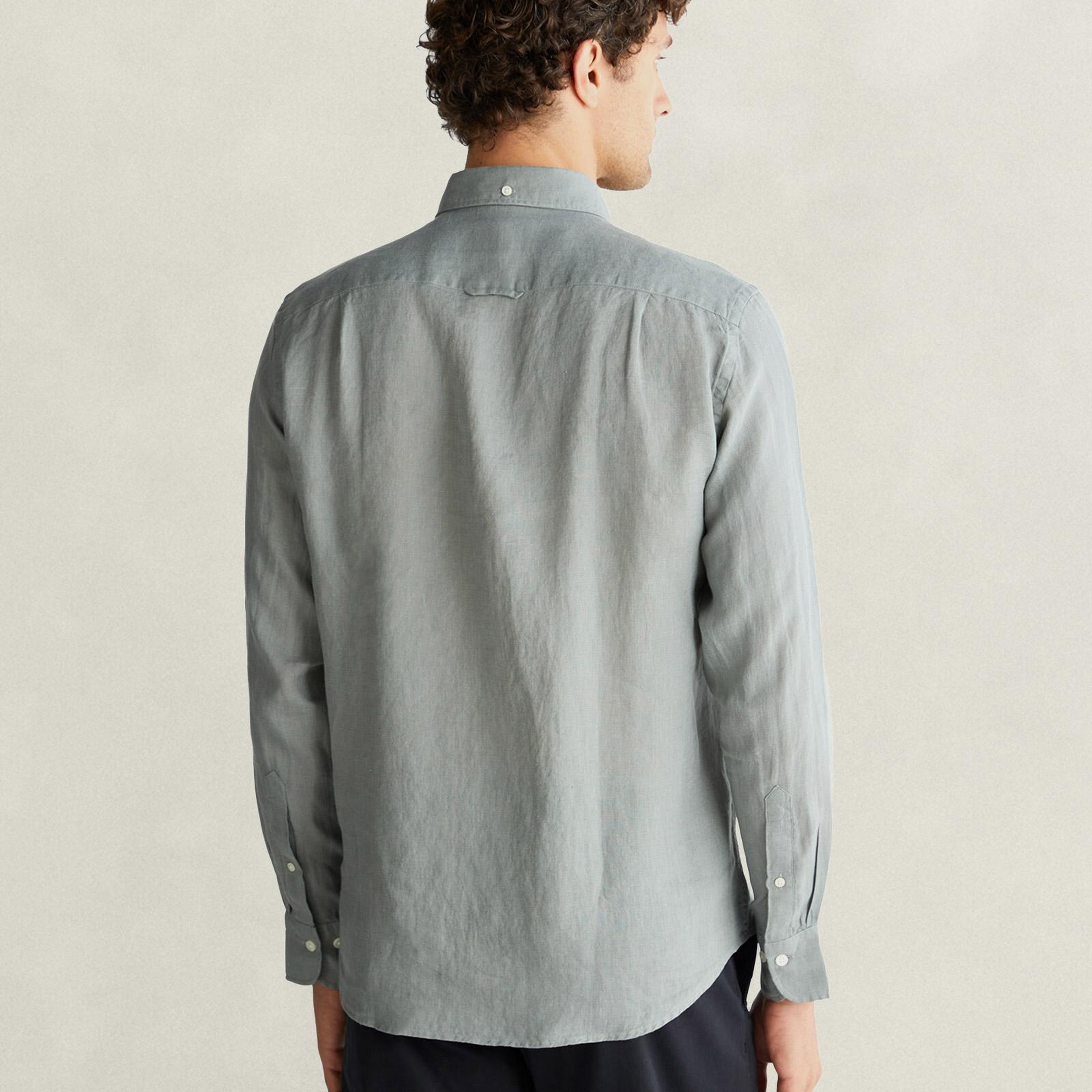 GANT Erkek Yeşil Regular Fit Gömlek