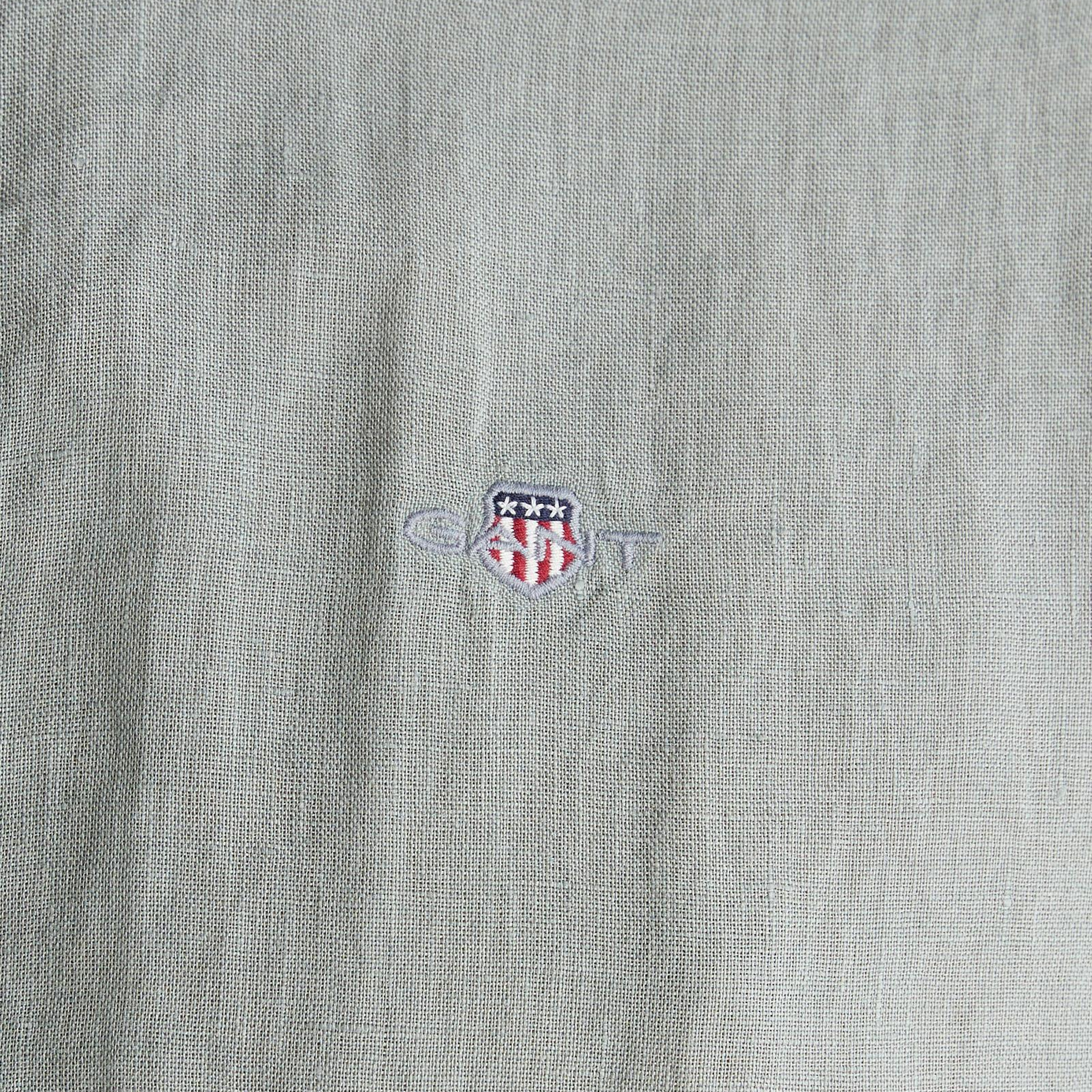 GANT Erkek Yeşil Regular Fit Gömlek
