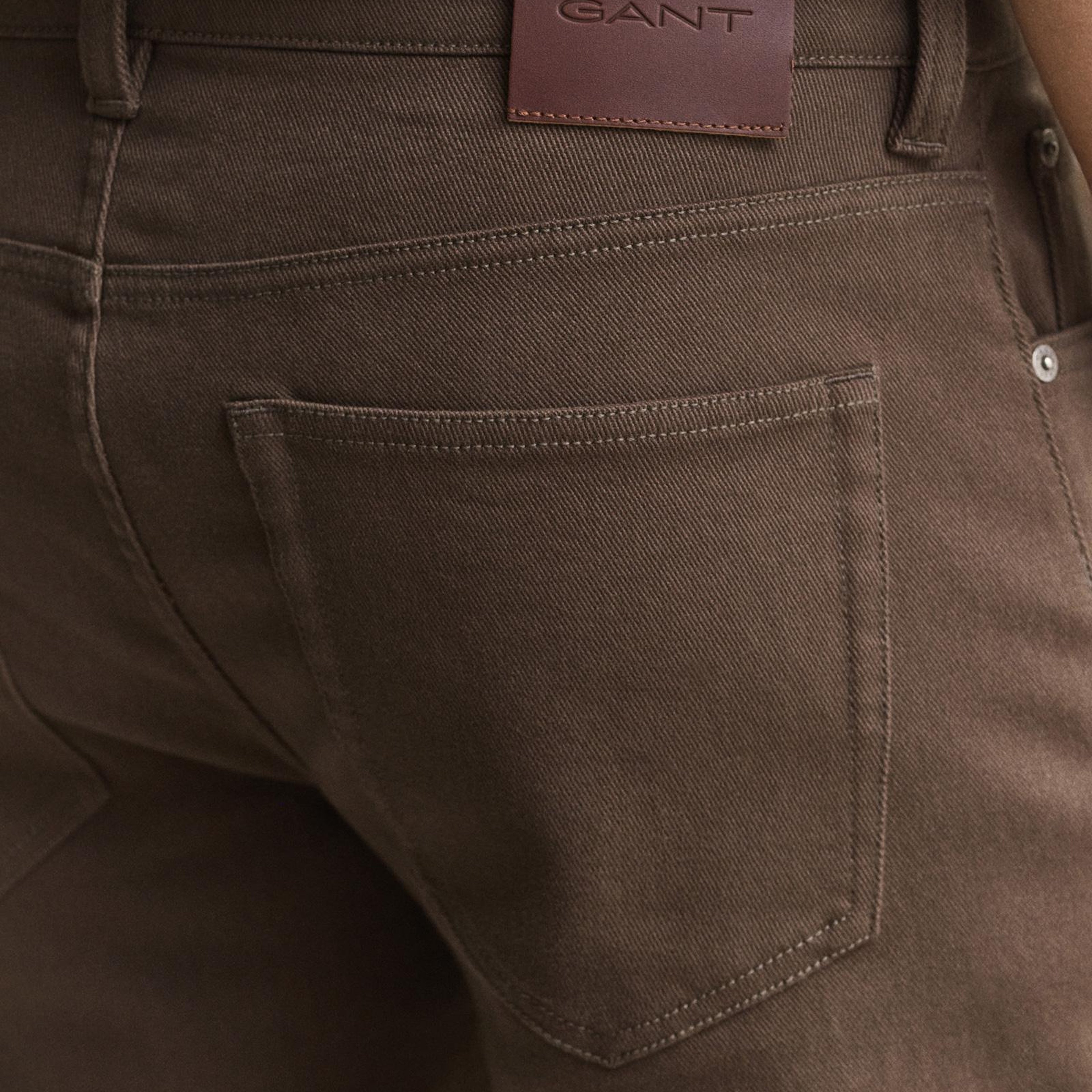 GANT Erkek Kahverengi Regular Fit Jean