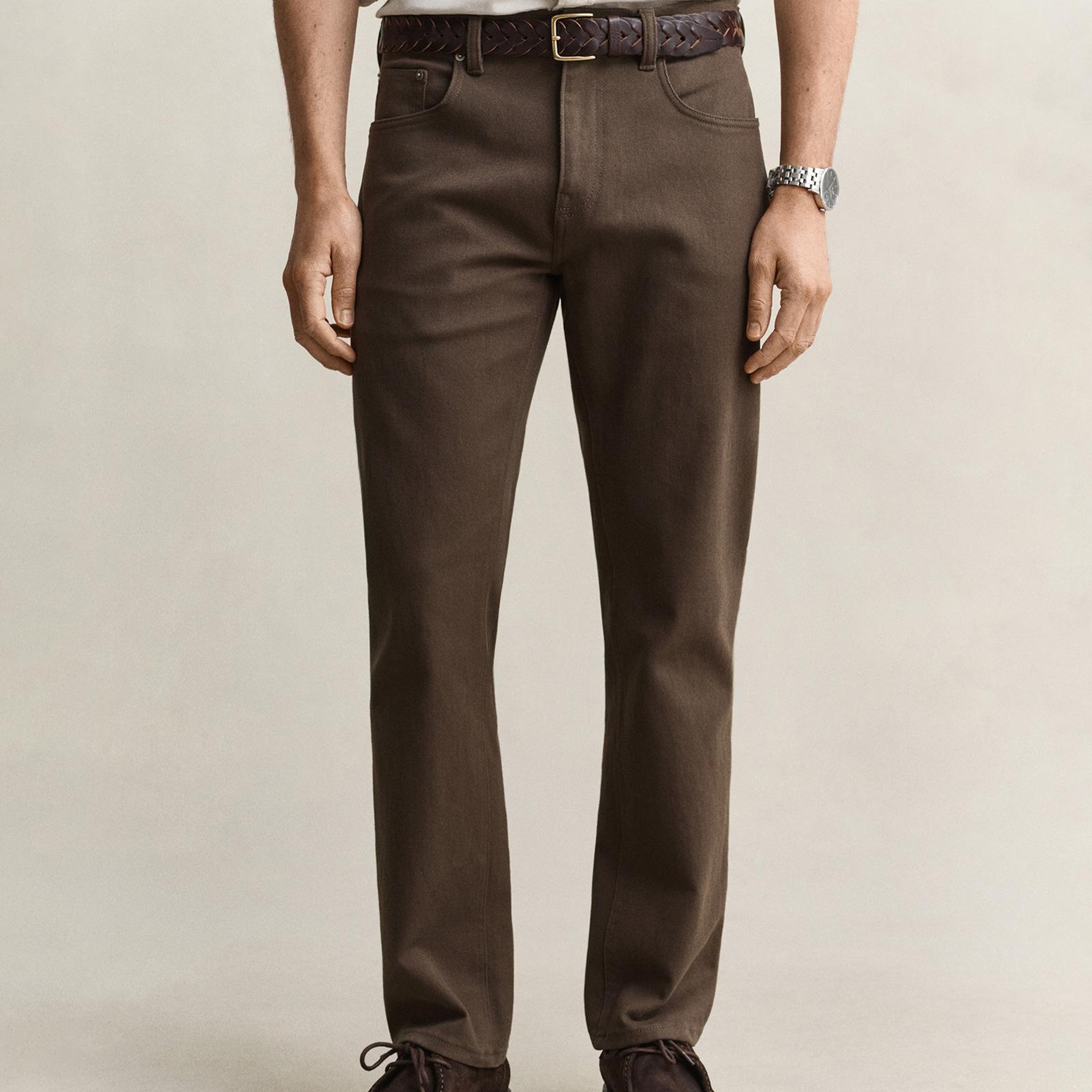 GANT Erkek Kahverengi Regular Fit Jean