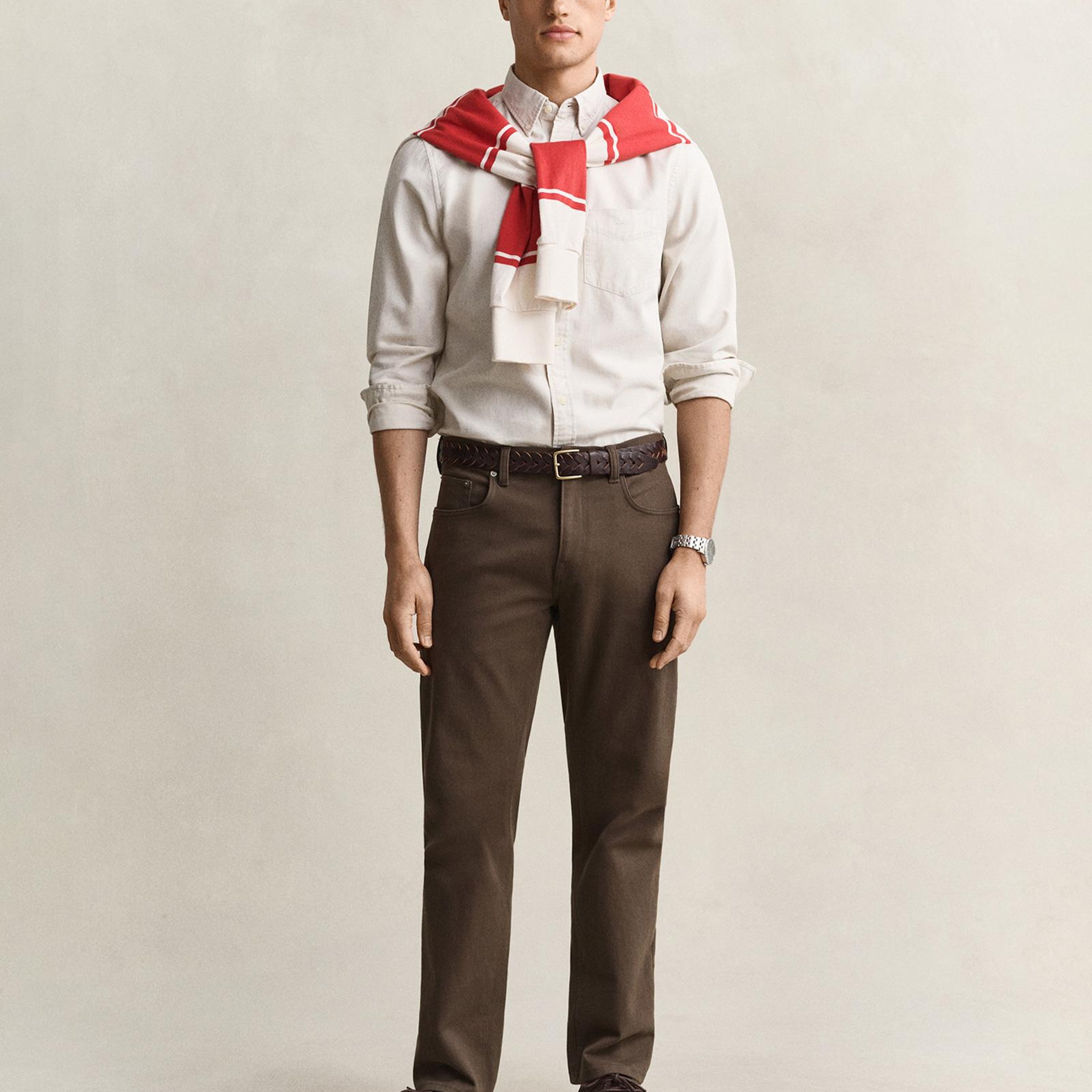 GANT Erkek Kahverengi Regular Fit Jean
