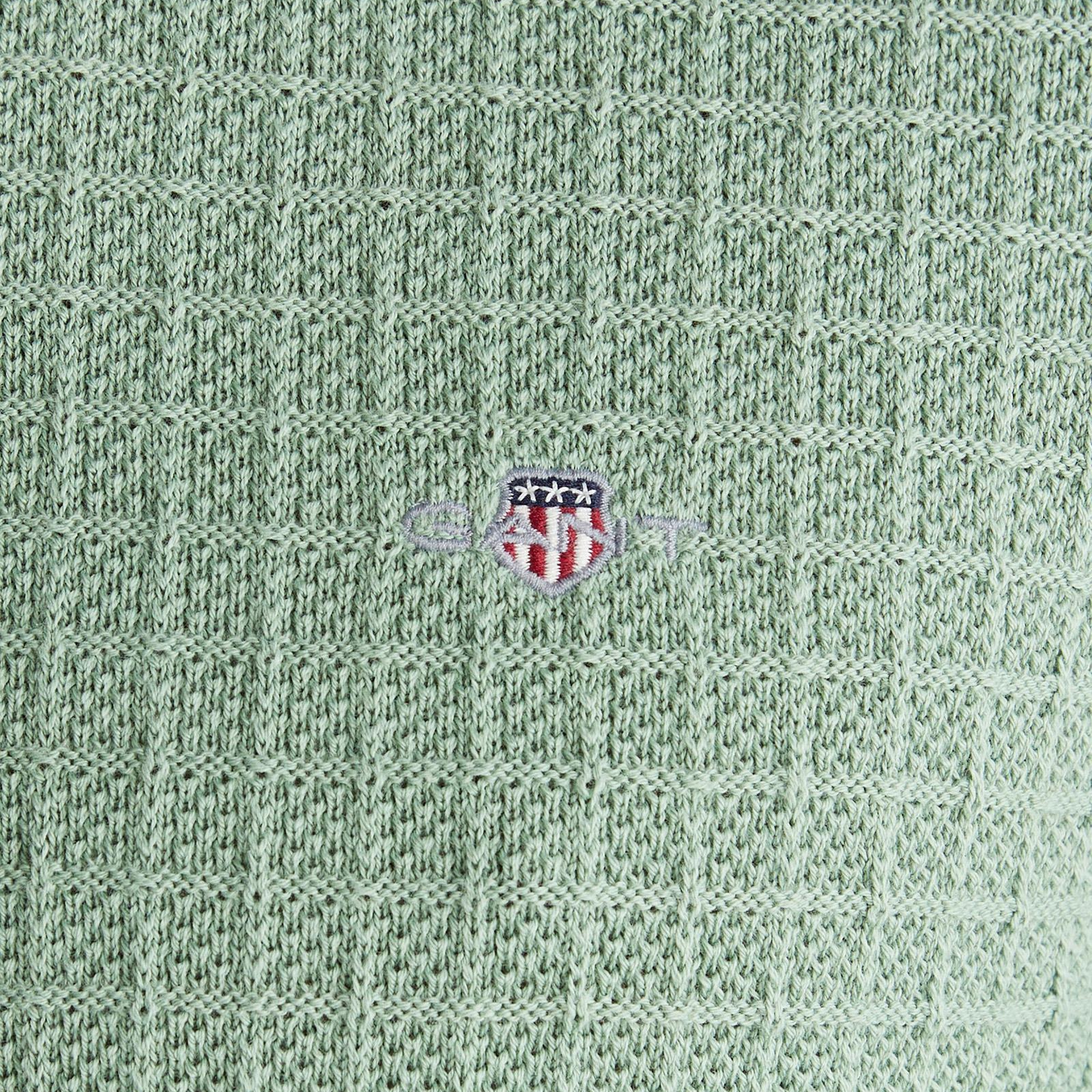 GANT Erkek Yeşil Regular Fit Kazak