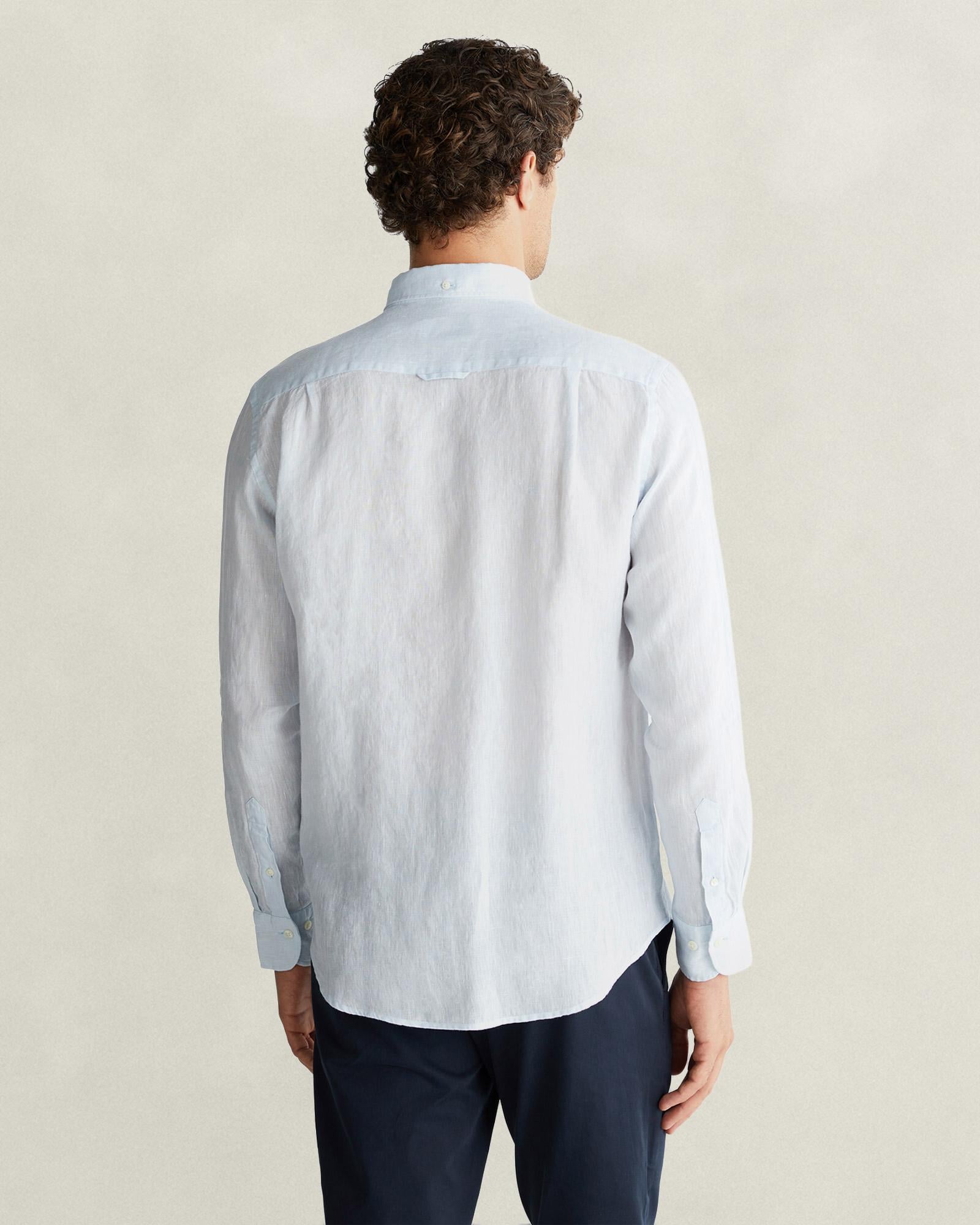 GANT Erkek Mavi Regular Fit Gömlek