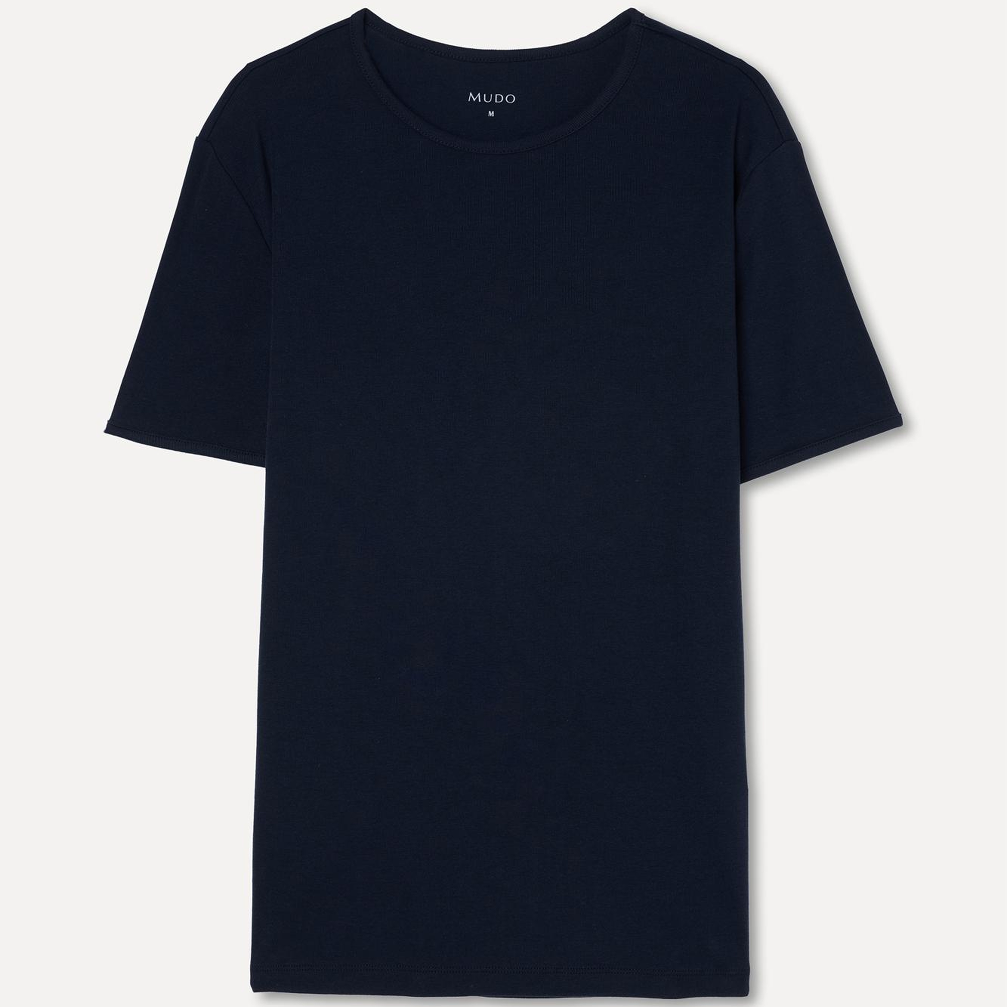 Erkek Lacivert Bisiklet Yaka T-Shirt