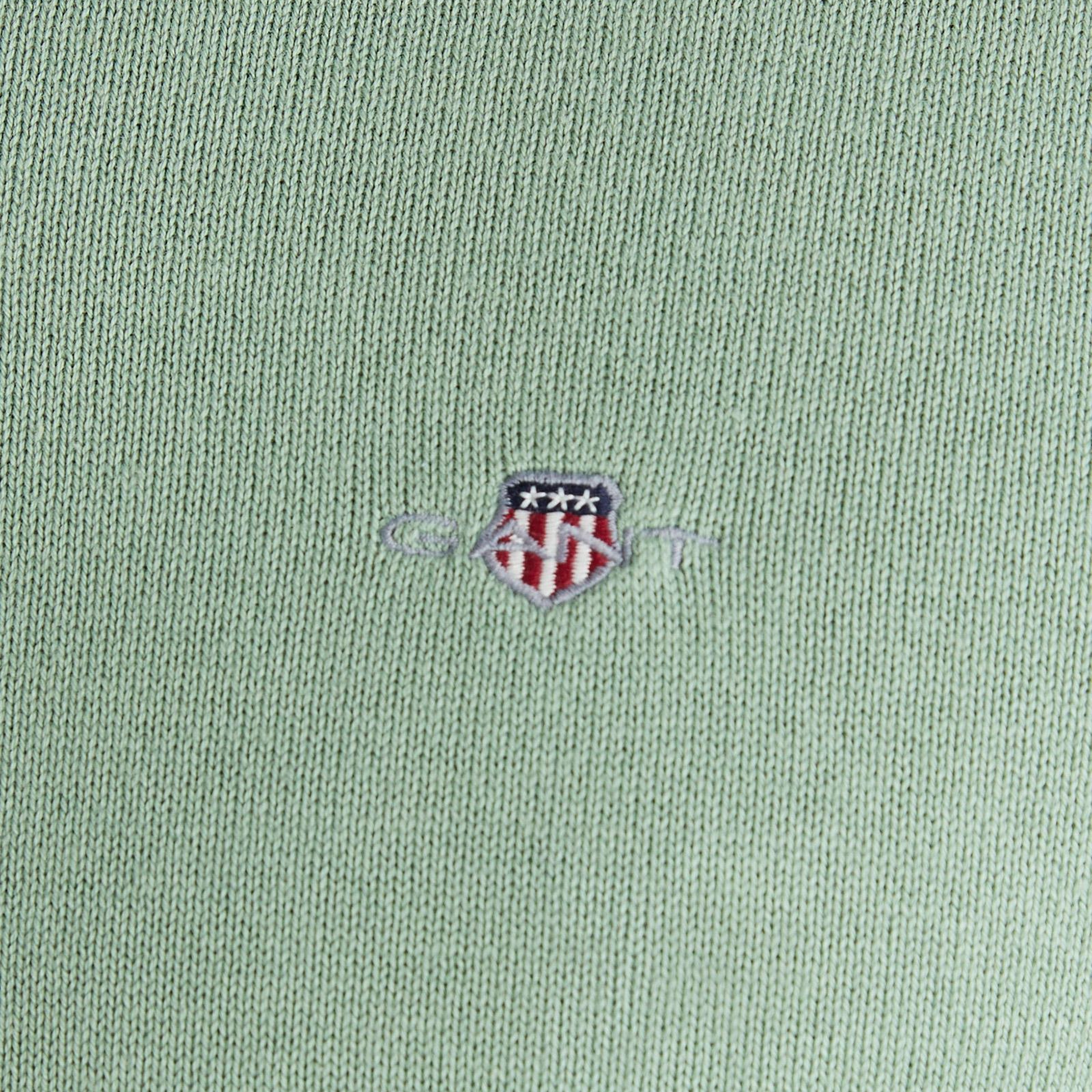 GANT Erkek Yeşil Regular Fit Kazak