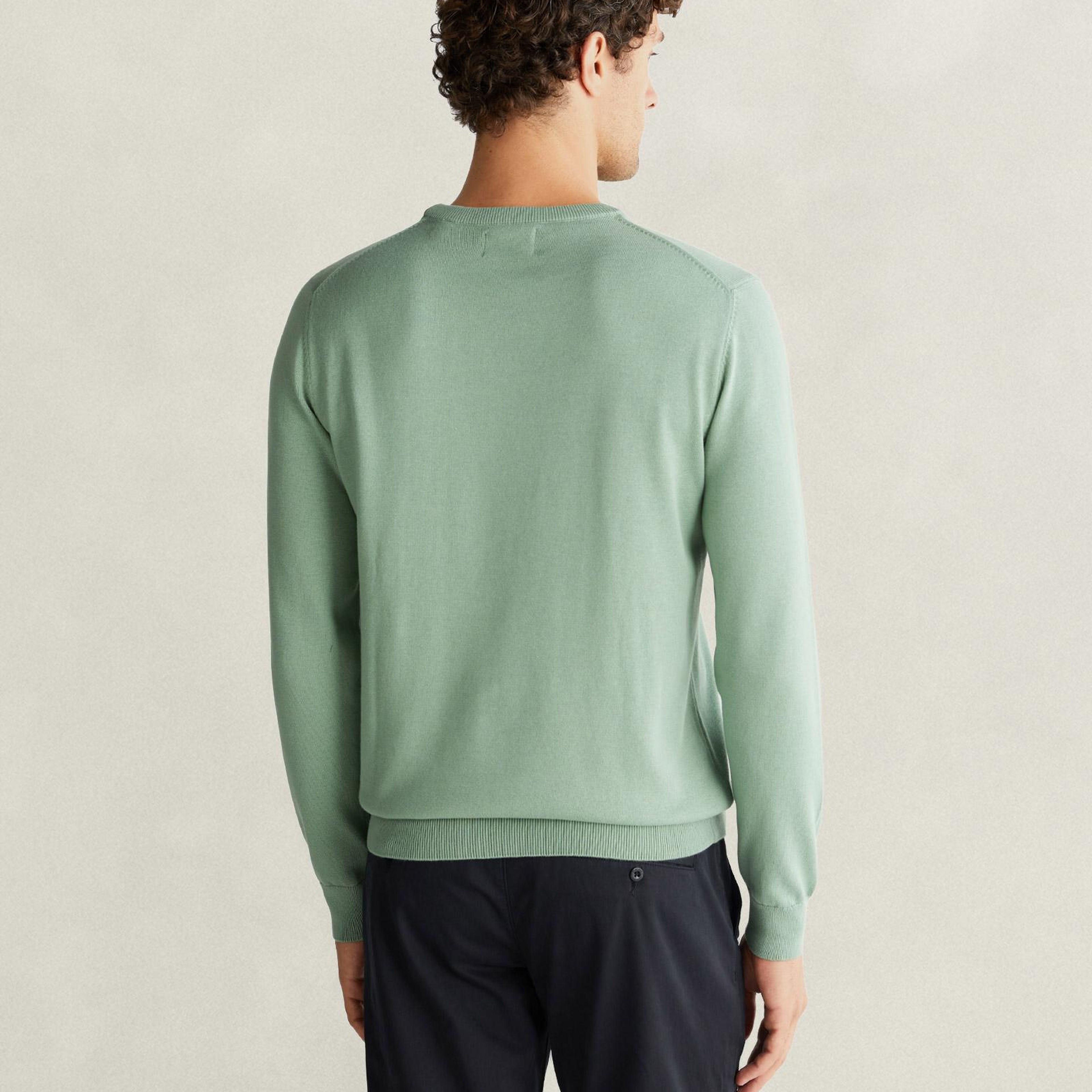 GANT Erkek Yeşil Regular Fit Kazak