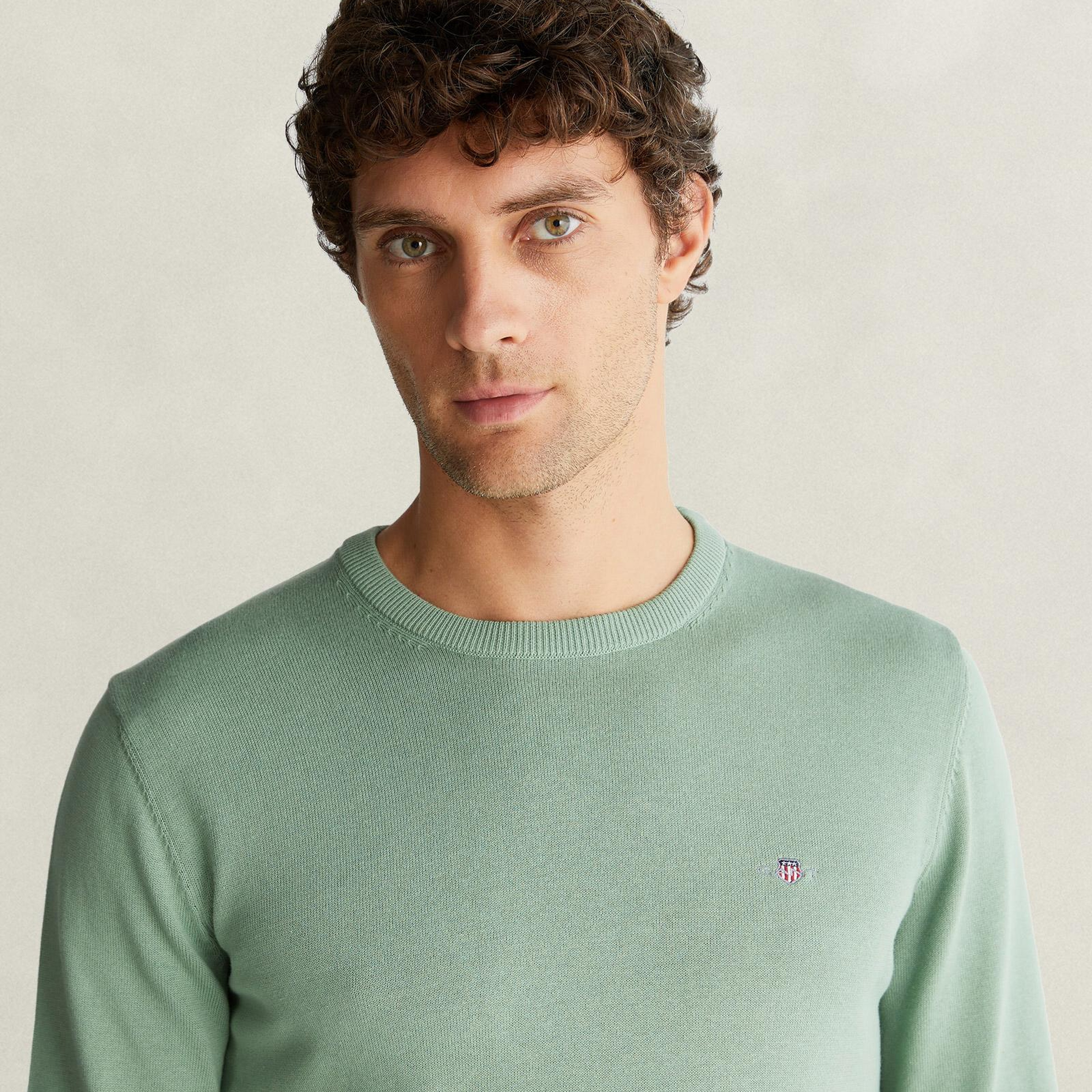 GANT Erkek Yeşil Regular Fit Kazak