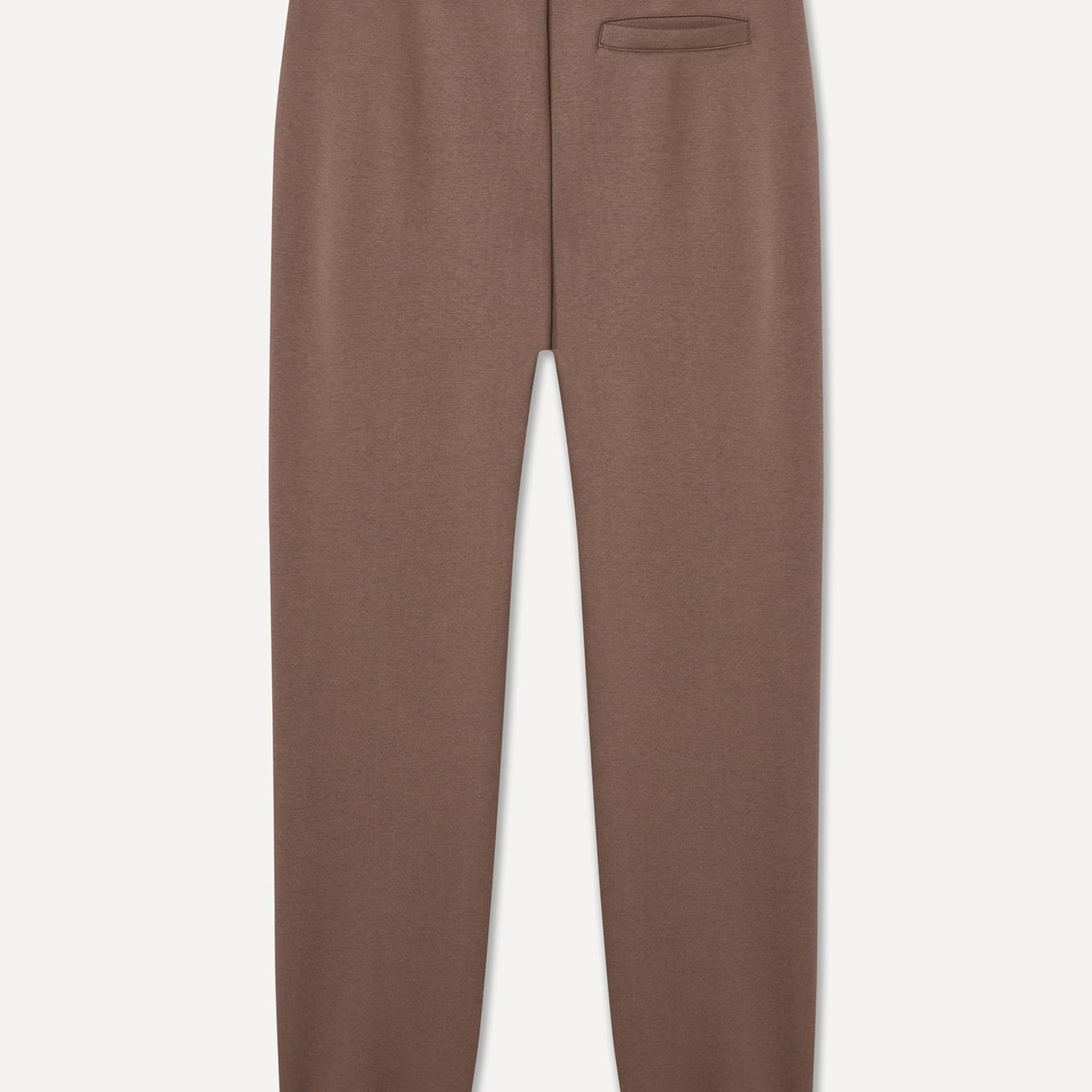 Erkek Kahverengi Beli Lastikli Jogger Eşofman Altı