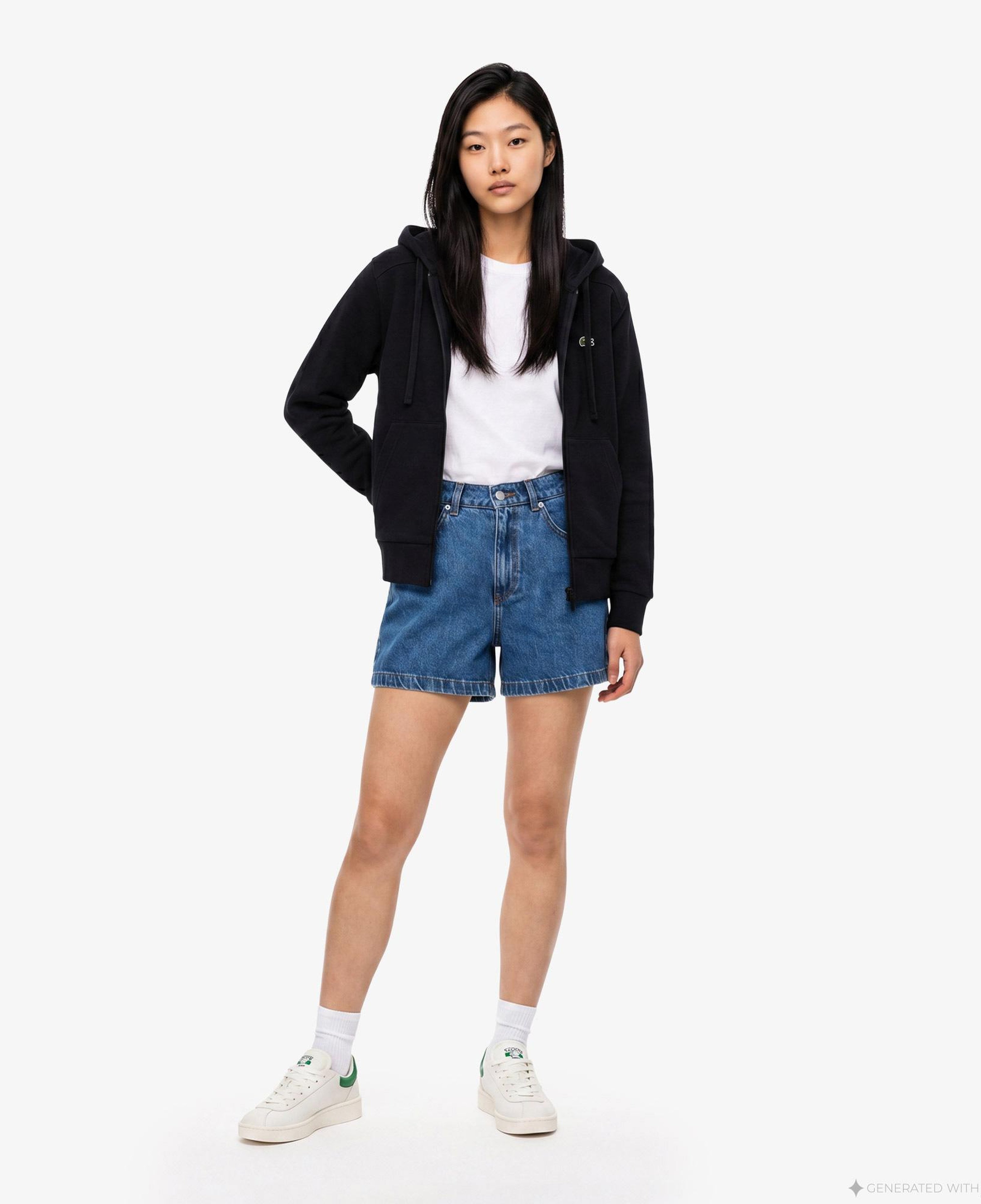 Lacoste Kadın Lacivert Hoodie