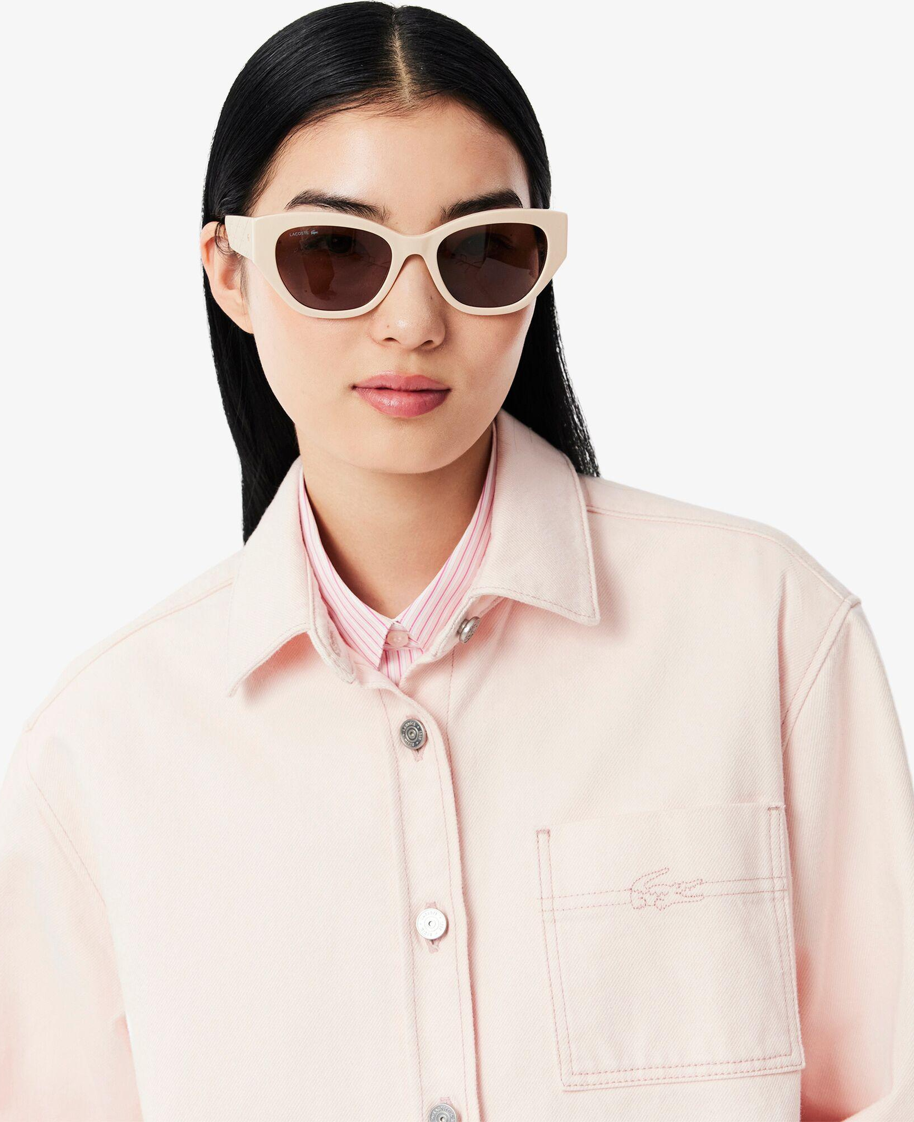 Lacoste Kadın Relaxed Fit Denim Pembe Ceket