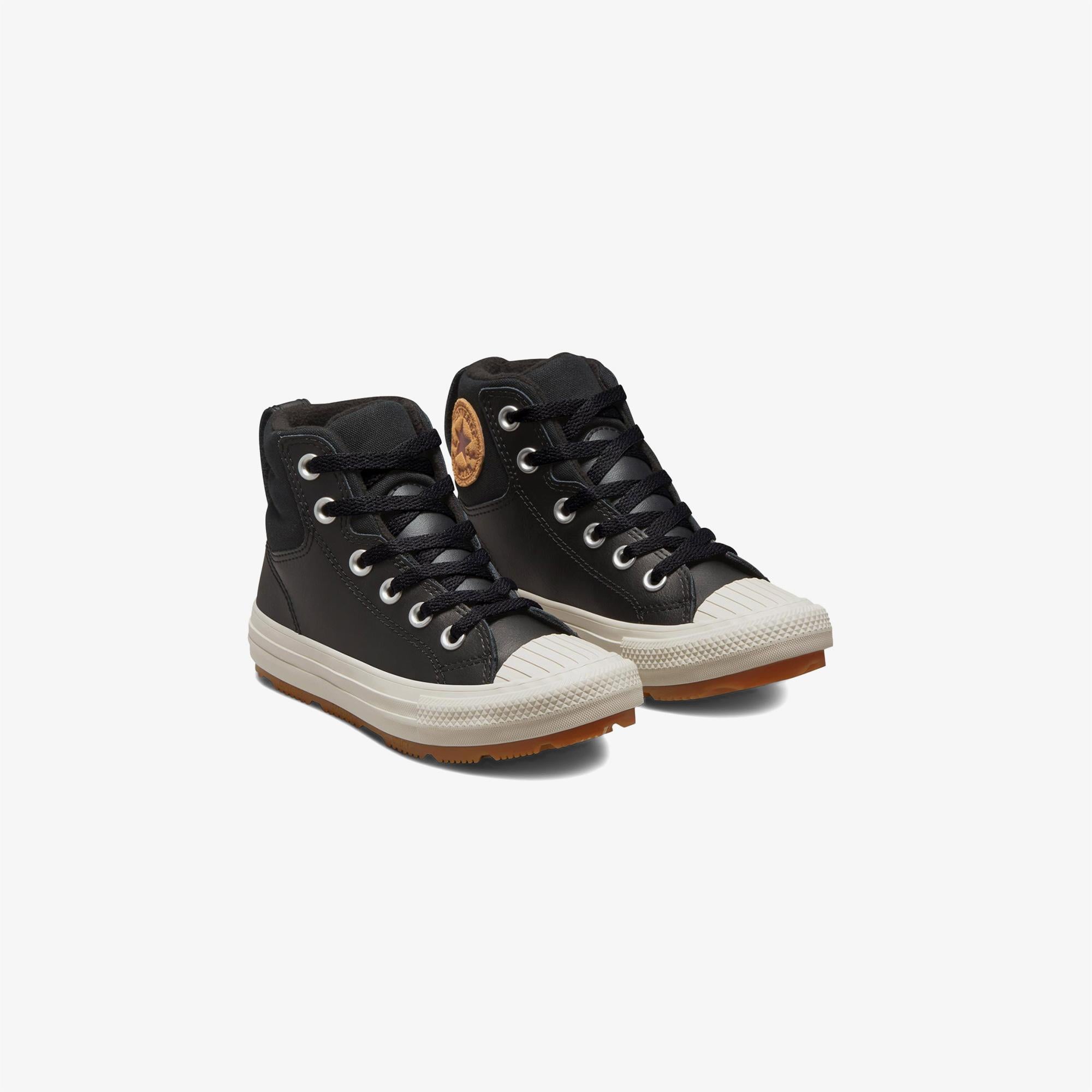 Converse Chuck Taylor All Star Berkshire Çocuk Siyah Deri Bot