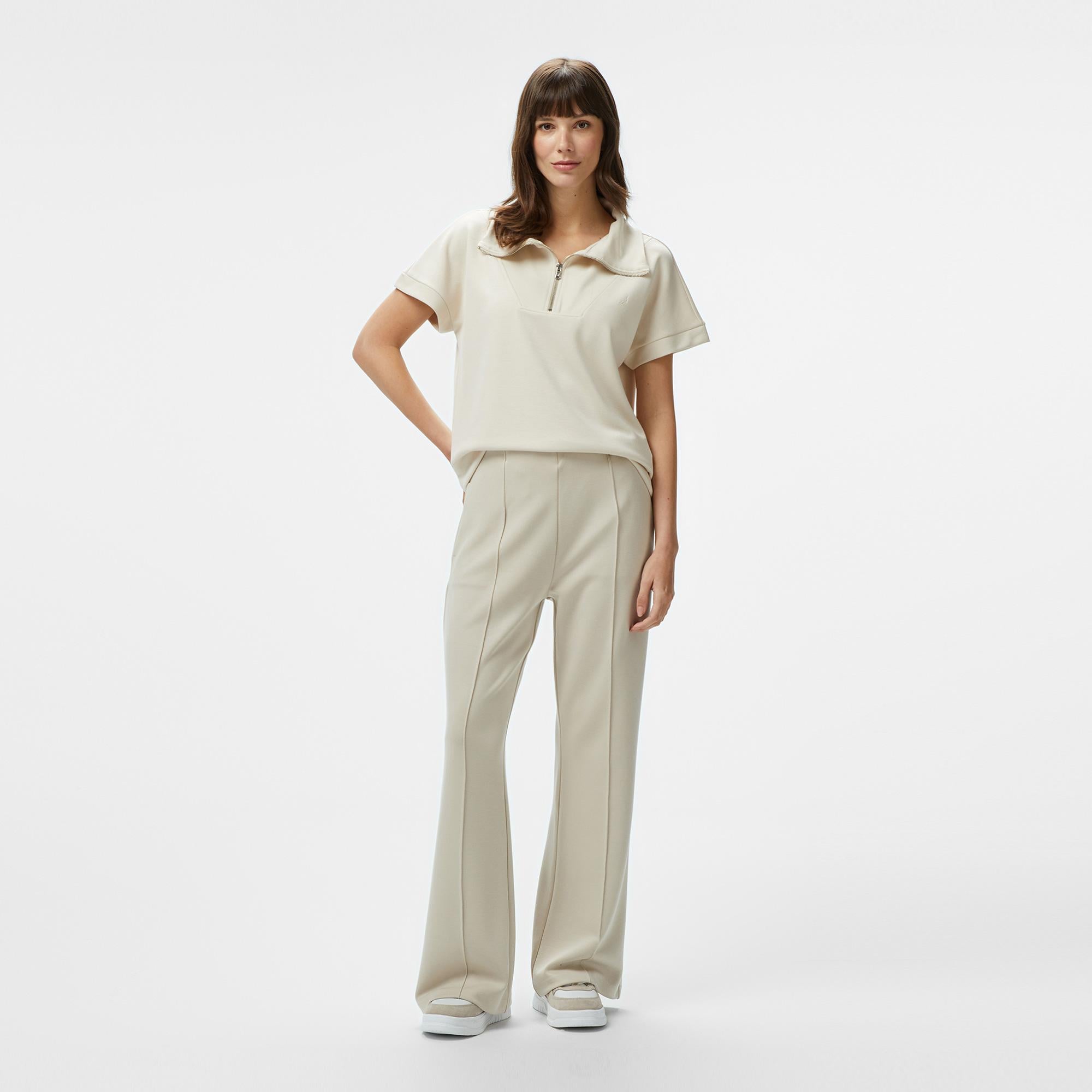 Nautica Kadın Bej Regular Fit Eşofman Altı