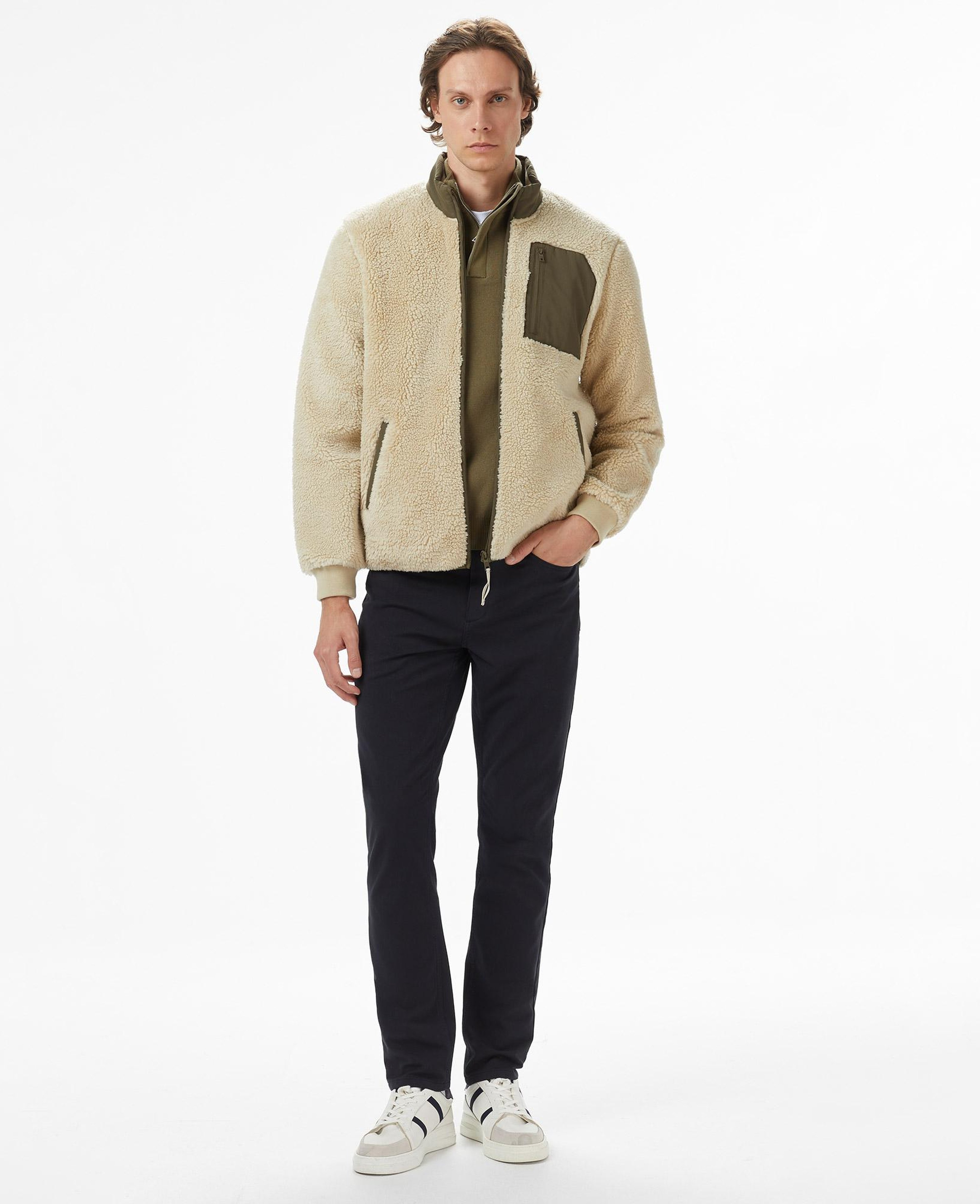 Nautica Erkek Bej Regular Fit Mont