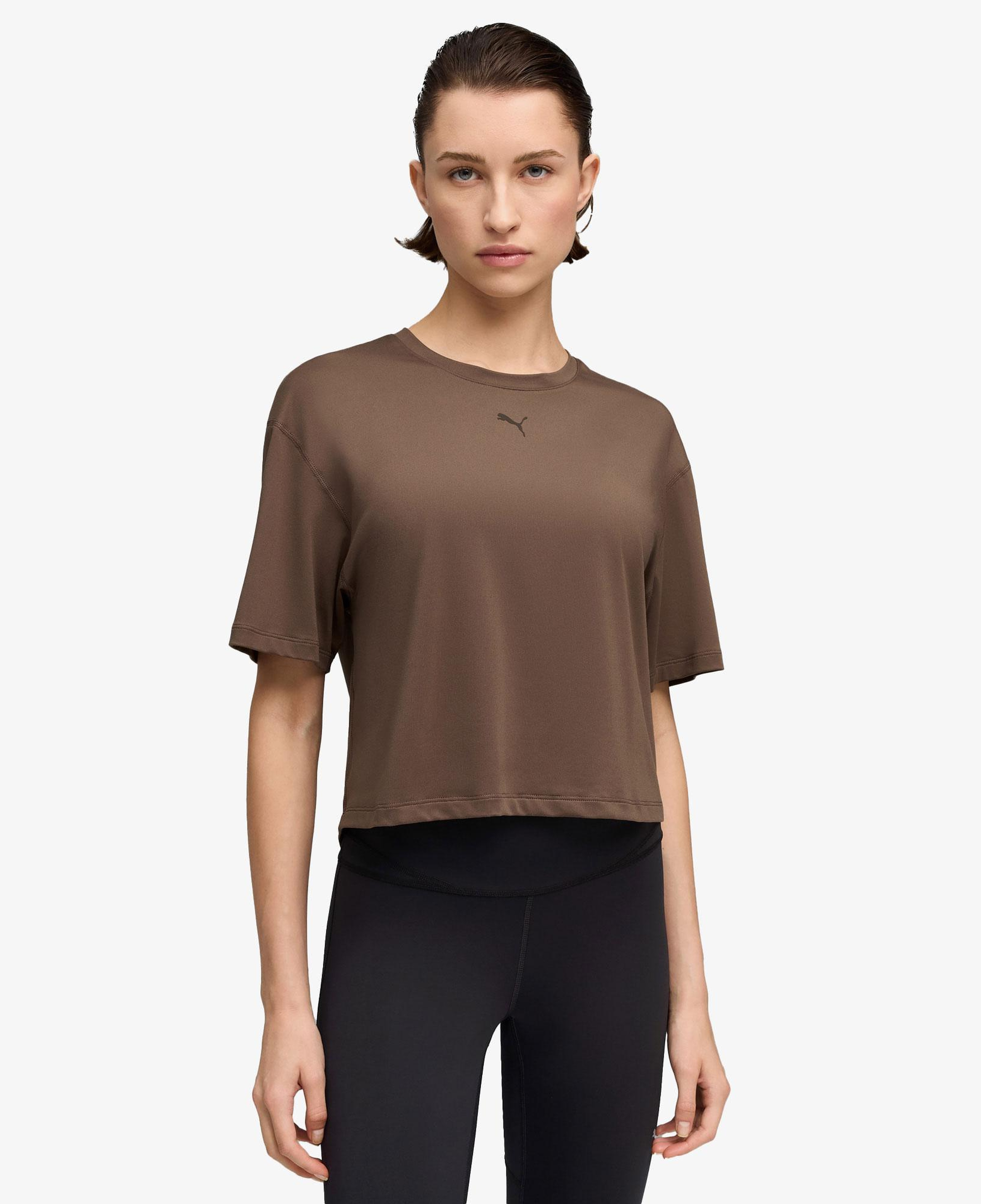 Puma Cloudspun Kadın Kahverengi T-Shirt