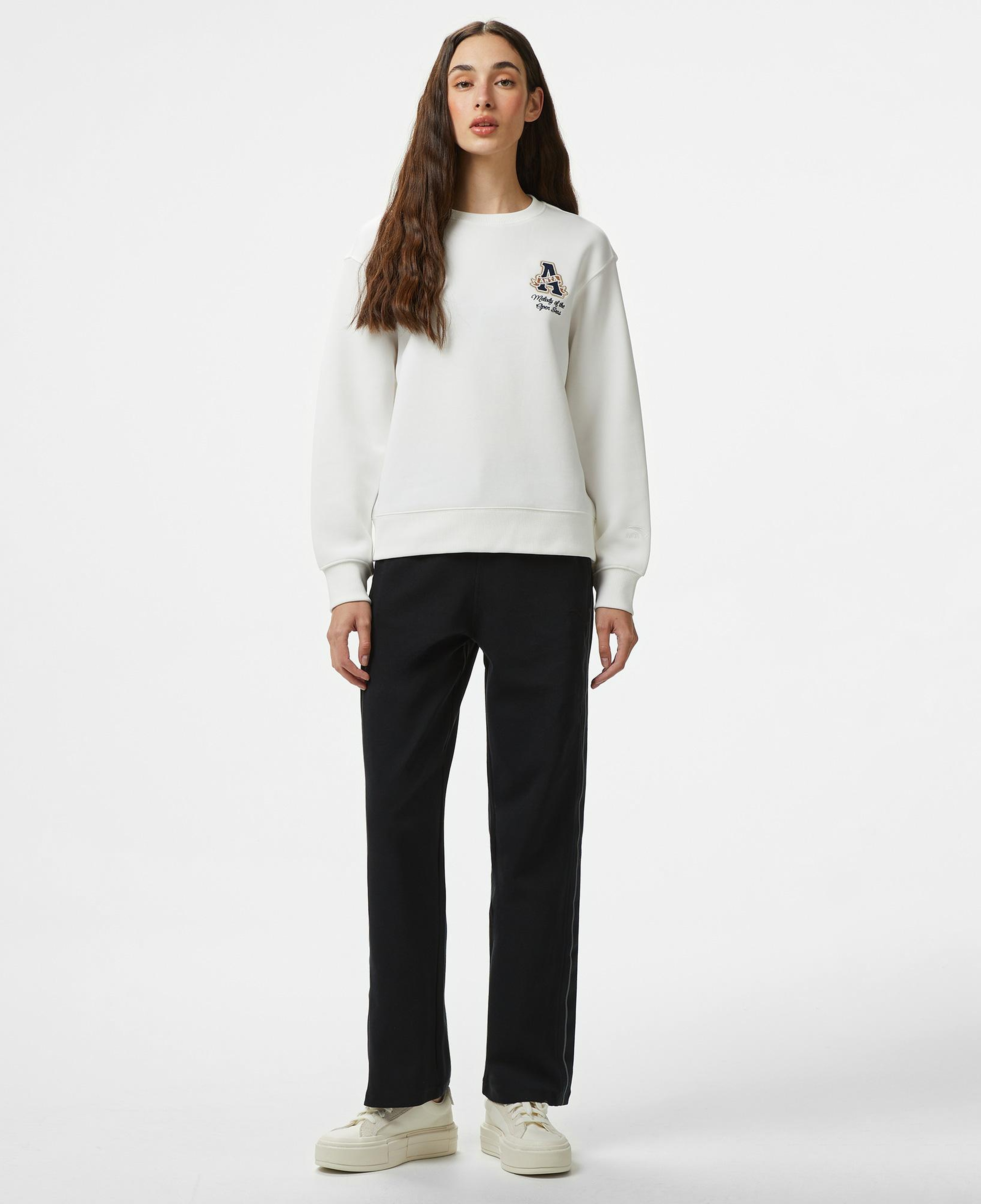 Anta Sports Club Kadın Beyaz Sweatshirt