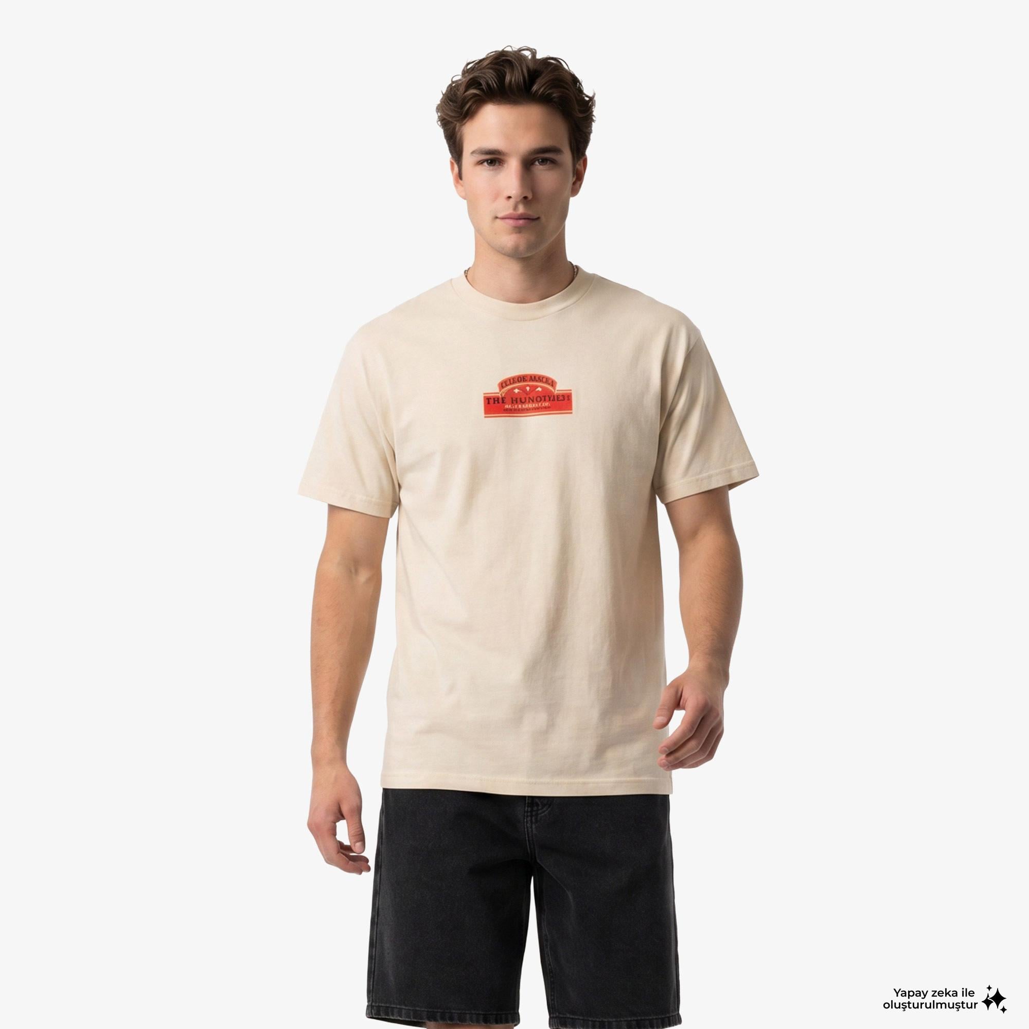 The Hundreds Flowers '25 Erkek Beyaz T-Shirt