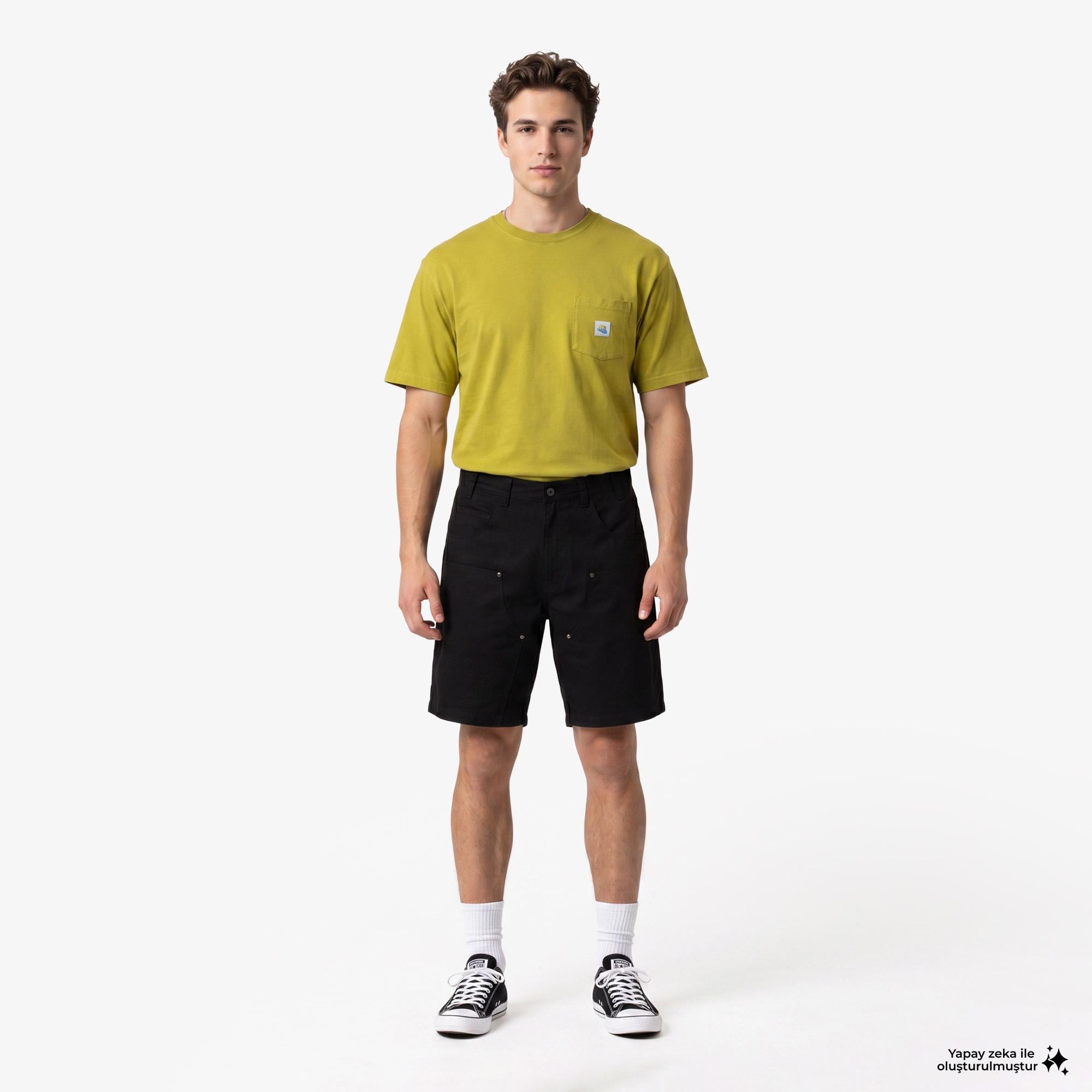 Huf Classic Work Erkek Siyah Şort