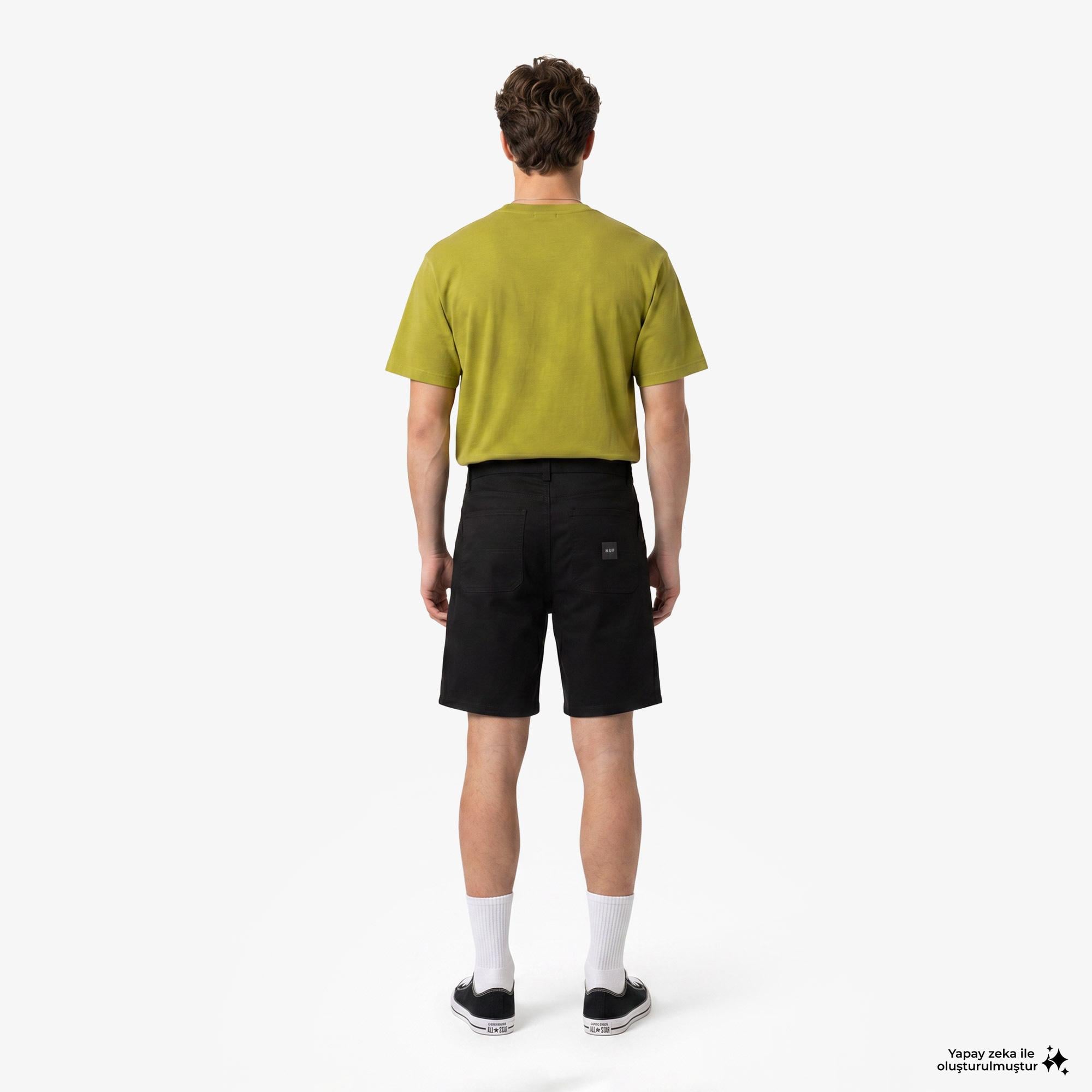Huf Classic Work Erkek Siyah Şort