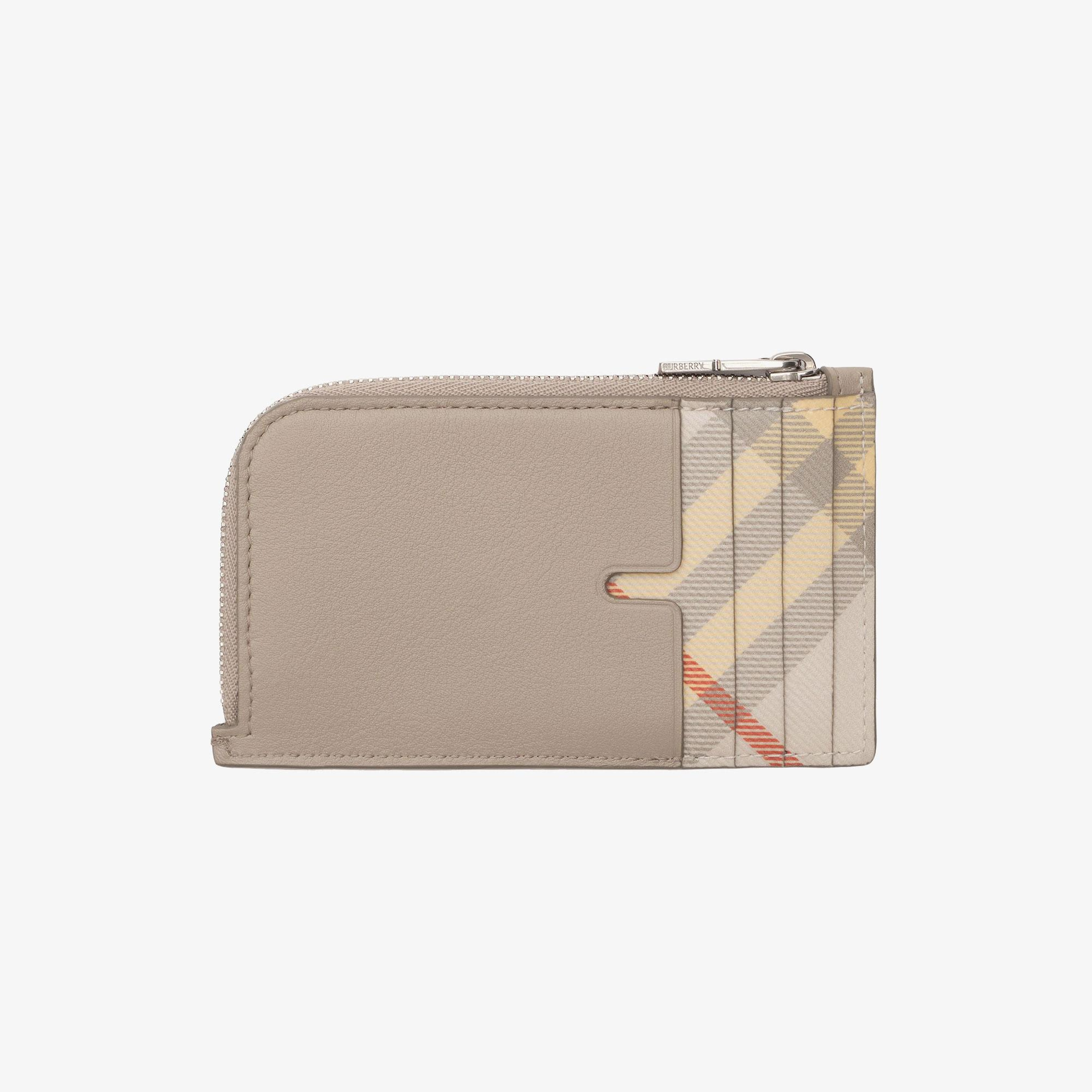 Burberry Pop Check Zip Erkek Krem Kartlık