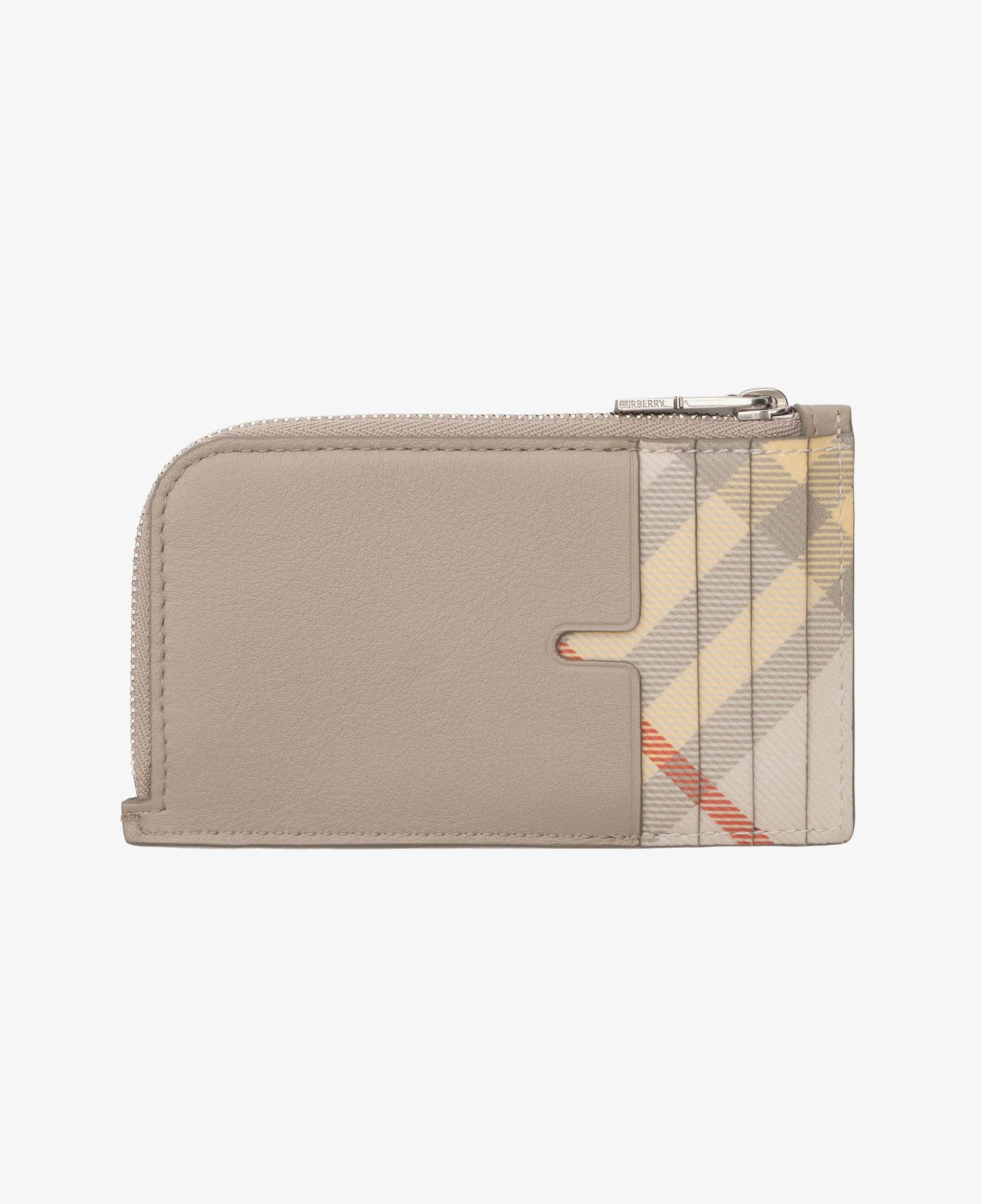 Burberry Pop Check Zip Erkek Krem Kartlık