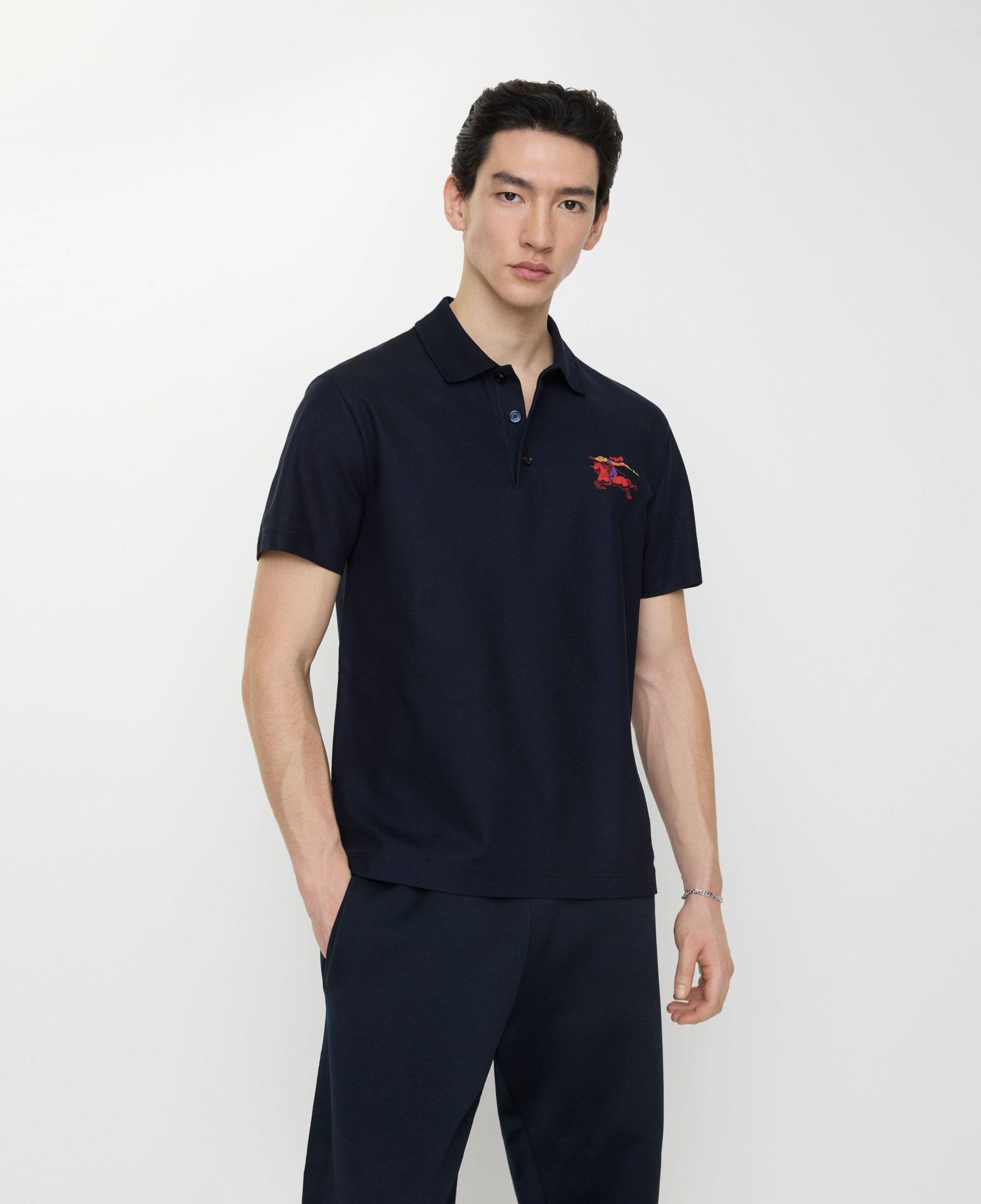 Burberry Cross Stitch Ekd Cotton Erkek Lacivert Polo