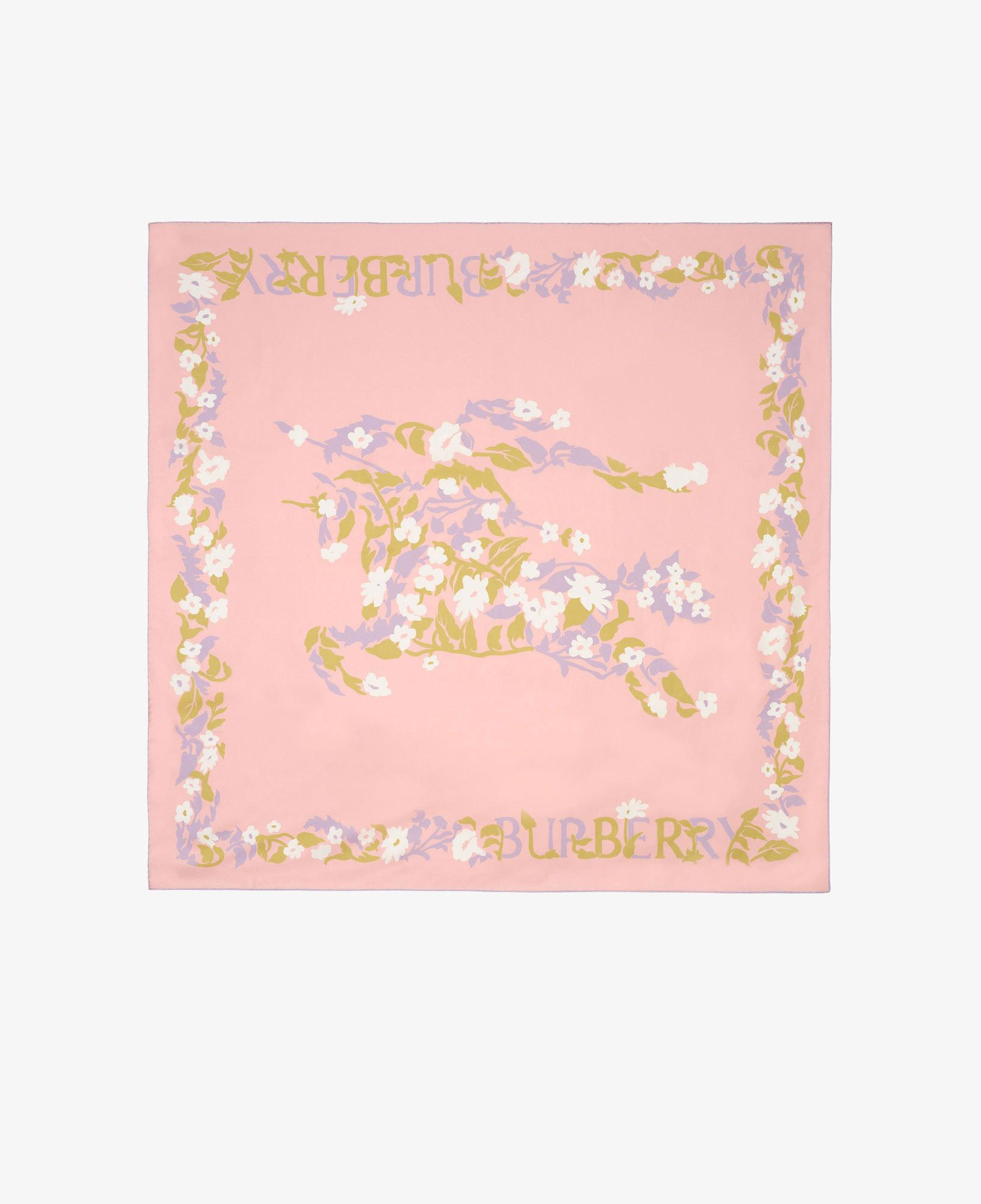 Burberry Floral Ekd Silk Kadın Pembe Eşarp