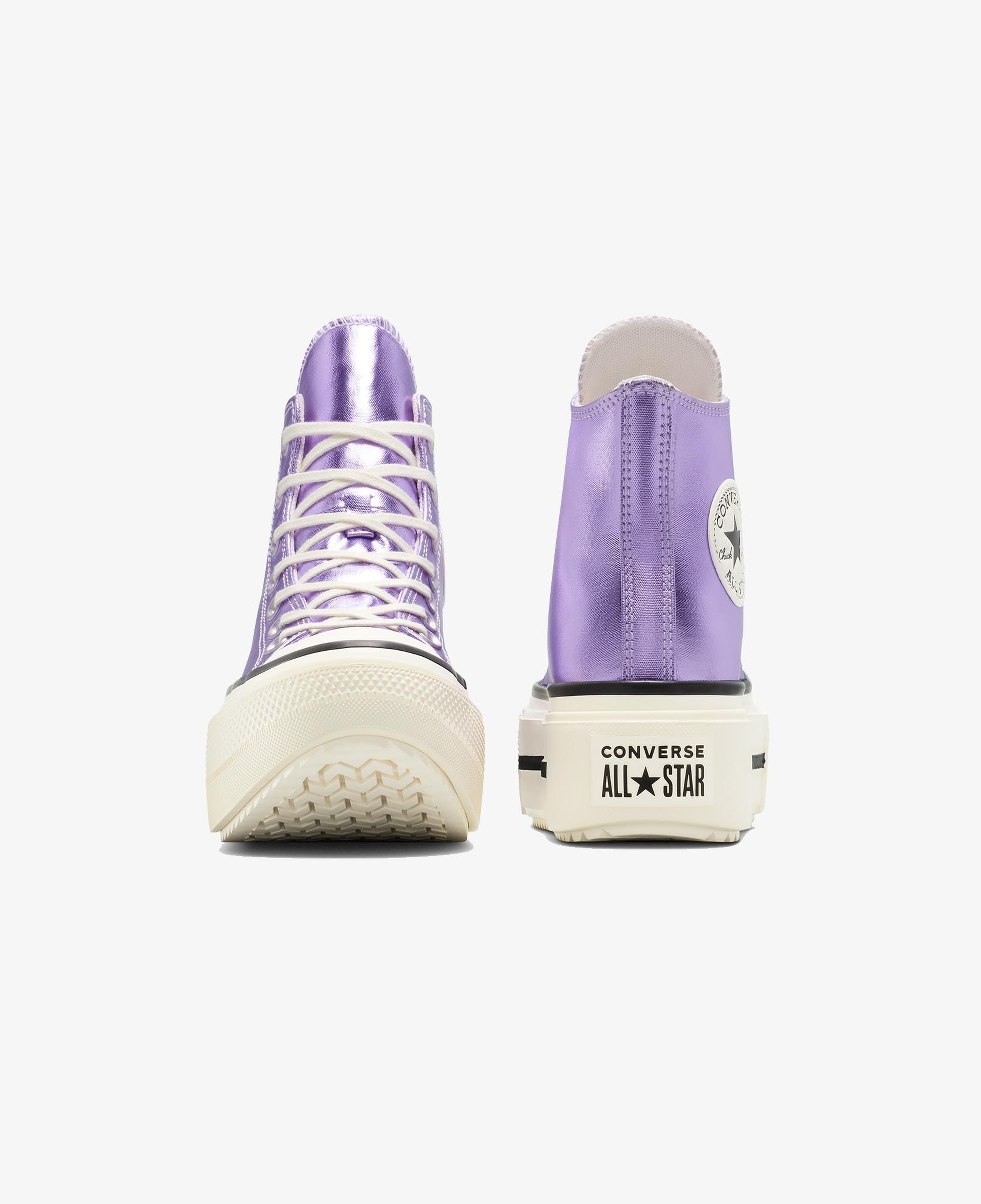Converse Chuck Taylor All Star Lift Double Stack Unisex Mor Sneaker