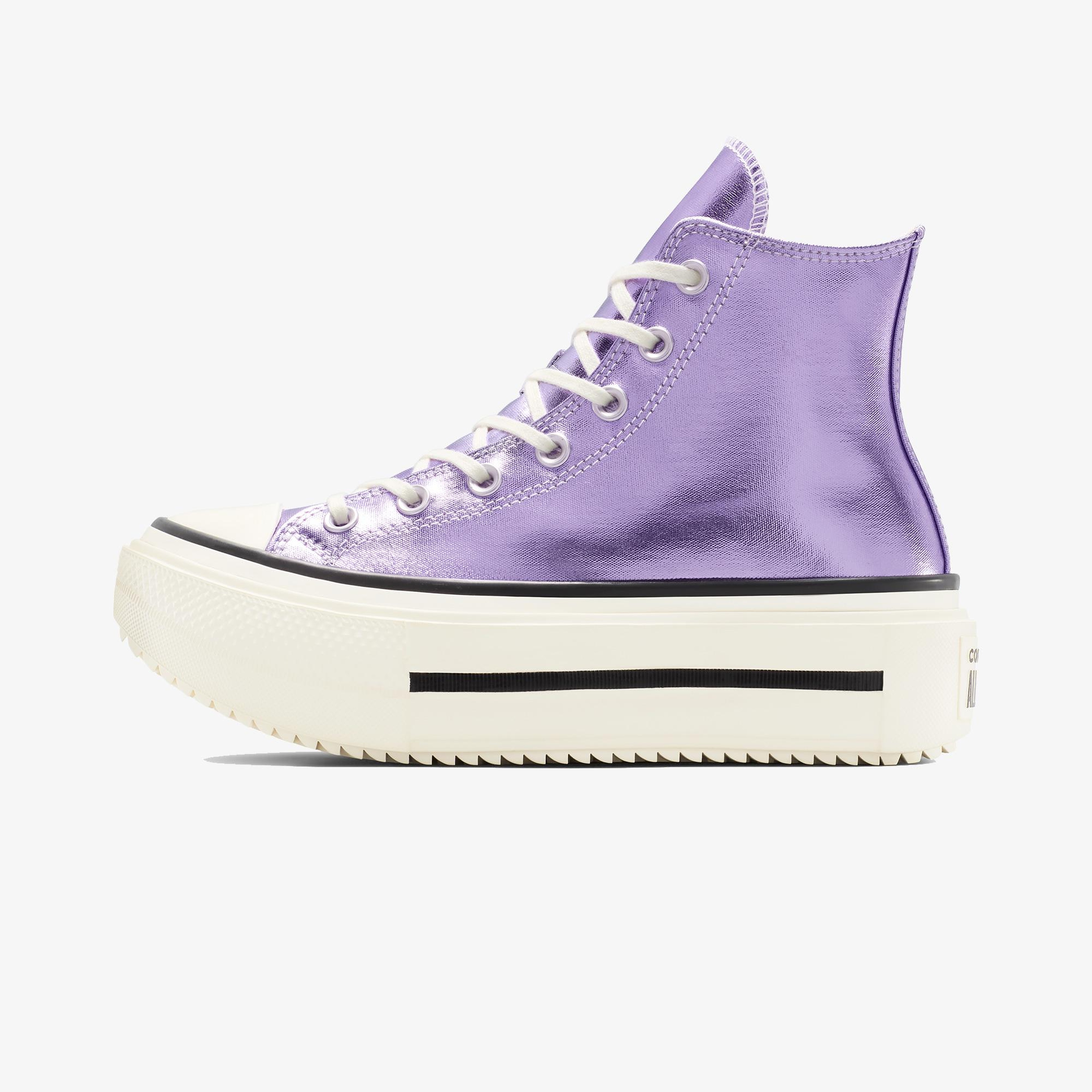 Converse Chuck Taylor All Star Lift Double Stack Unisex Mor Sneaker