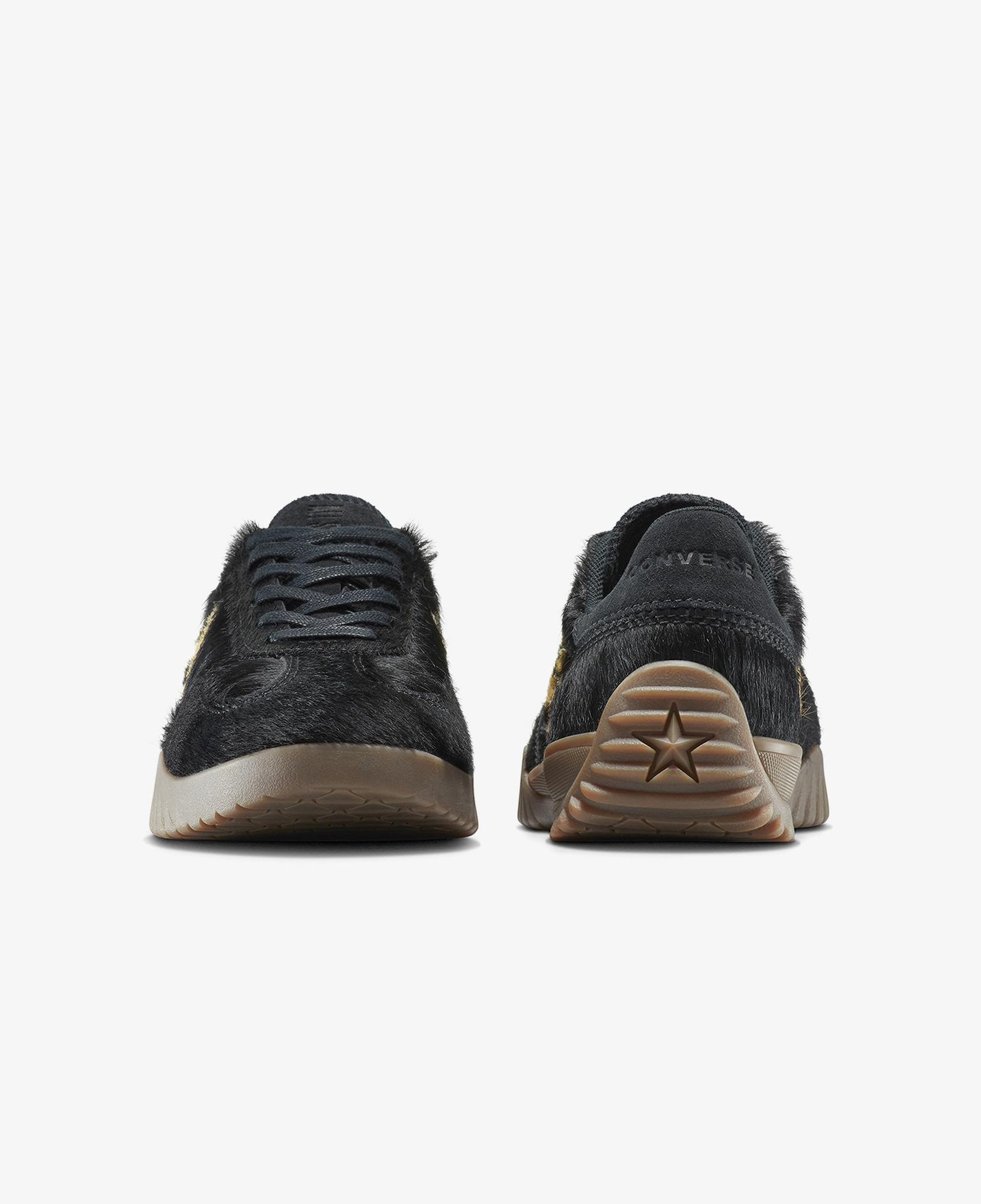 Converse Run Star Trainer Pony Hair Unisex Siyah Sneaker