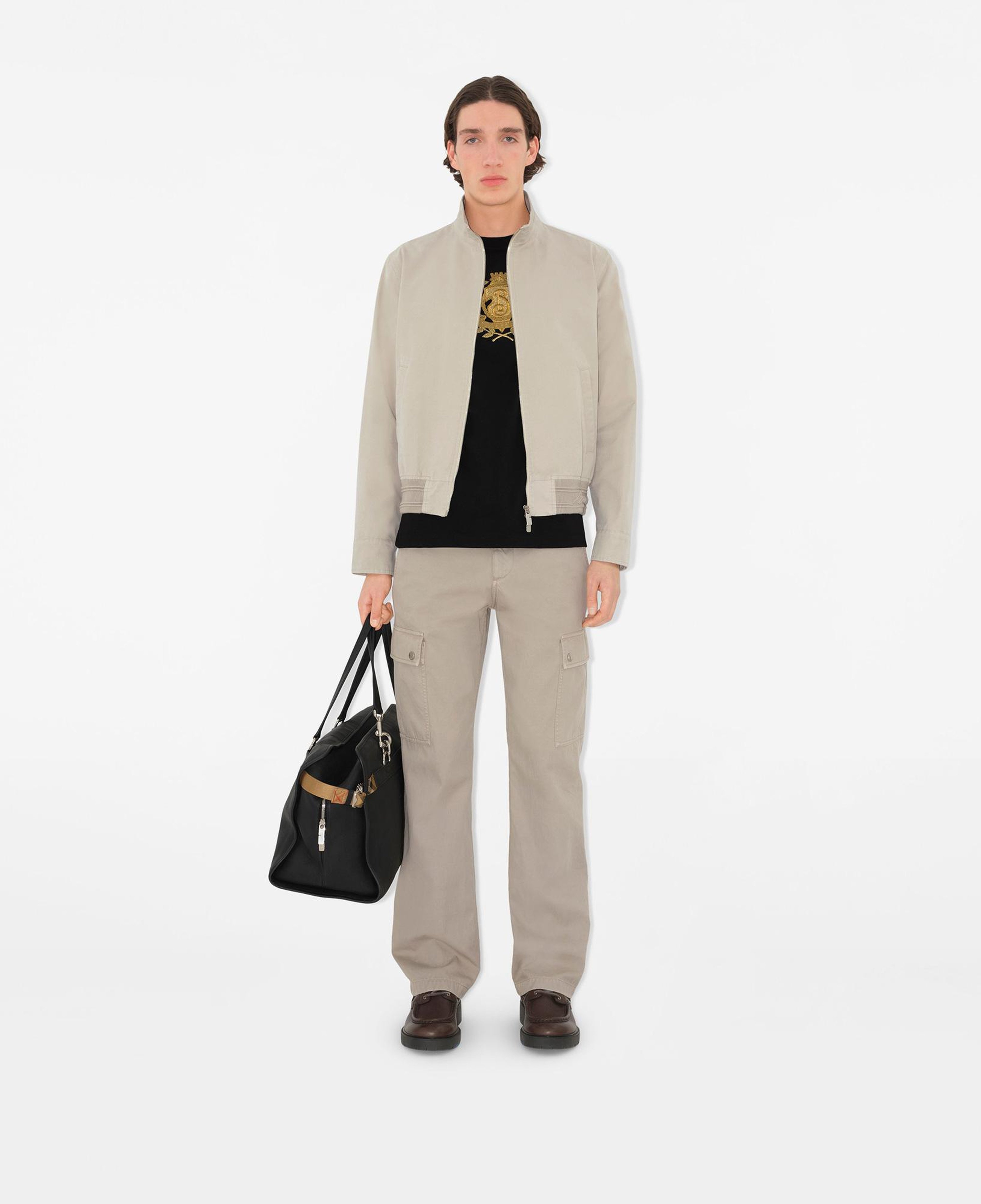 Burberry Sic Crest Cotton Erkek Siyah T-Shirt