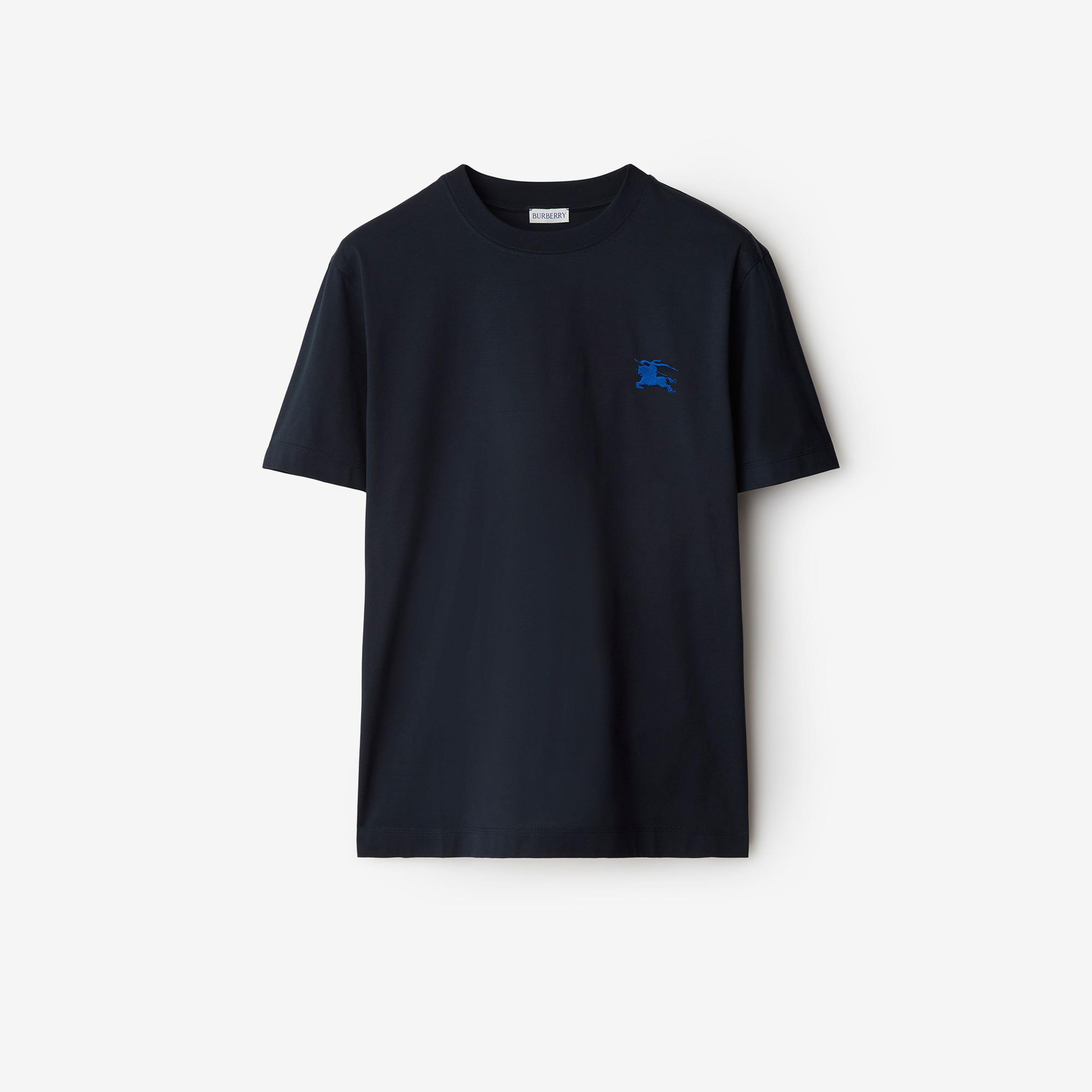 Burberry Pamuklu Erkek Lacivert T-Shirt