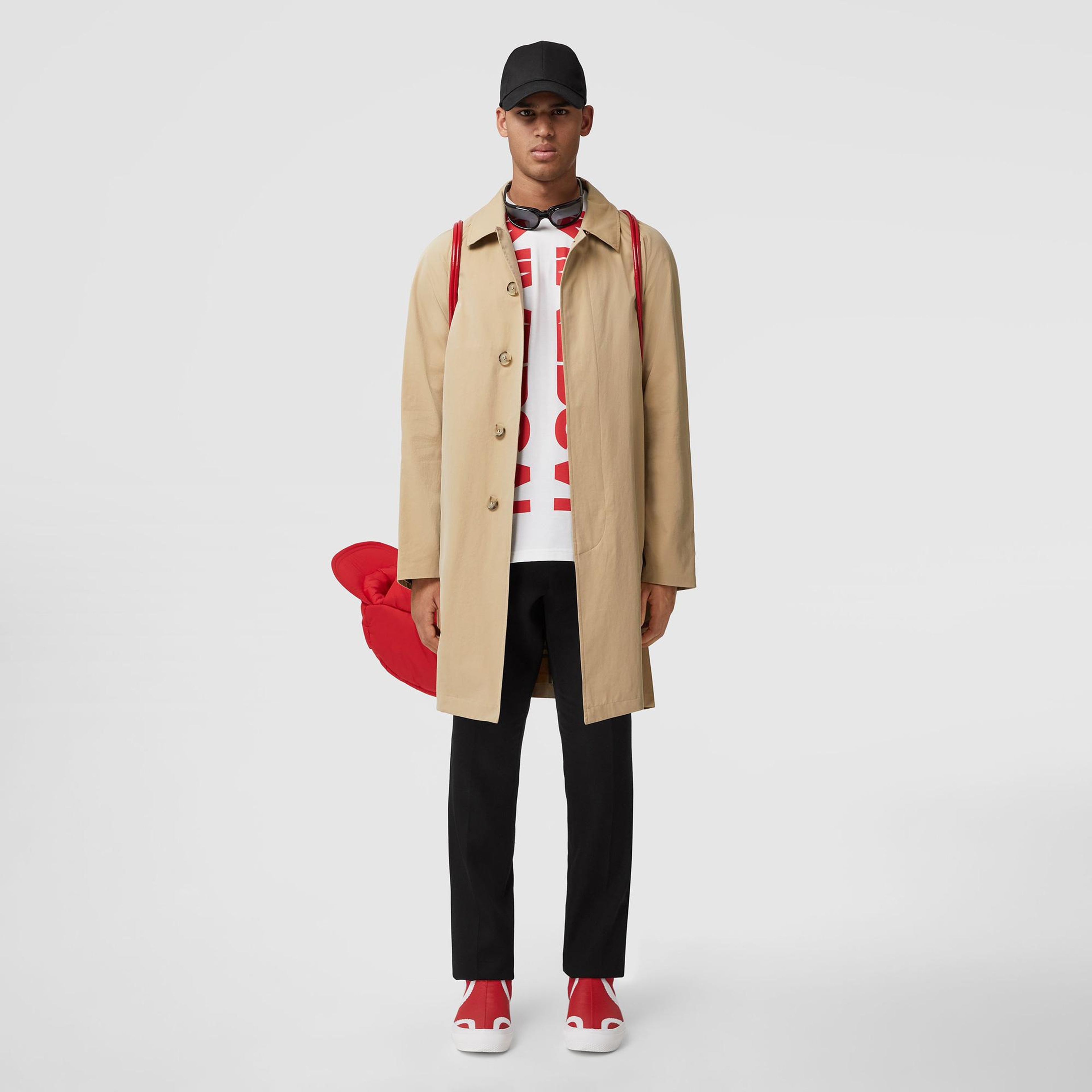 Burberry Mid-length Lightweight Camden Car Erkek Bej Trençkot
