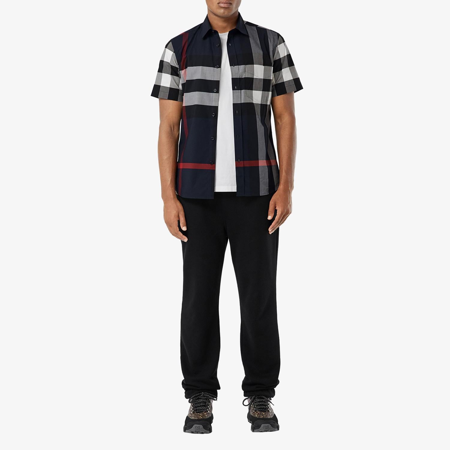 Burberry Erkek Lacivert Gömlek