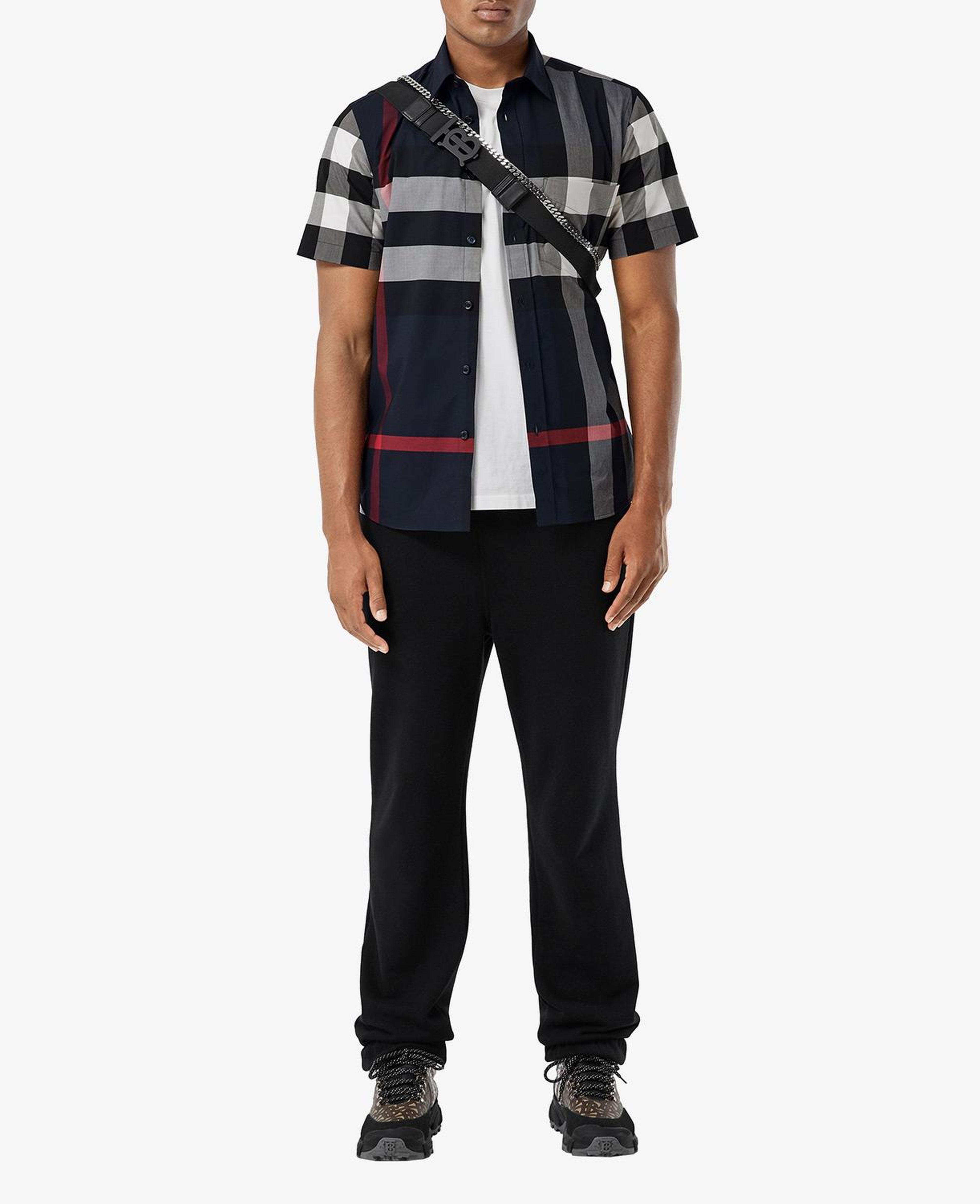 Burberry Erkek Lacivert Gömlek