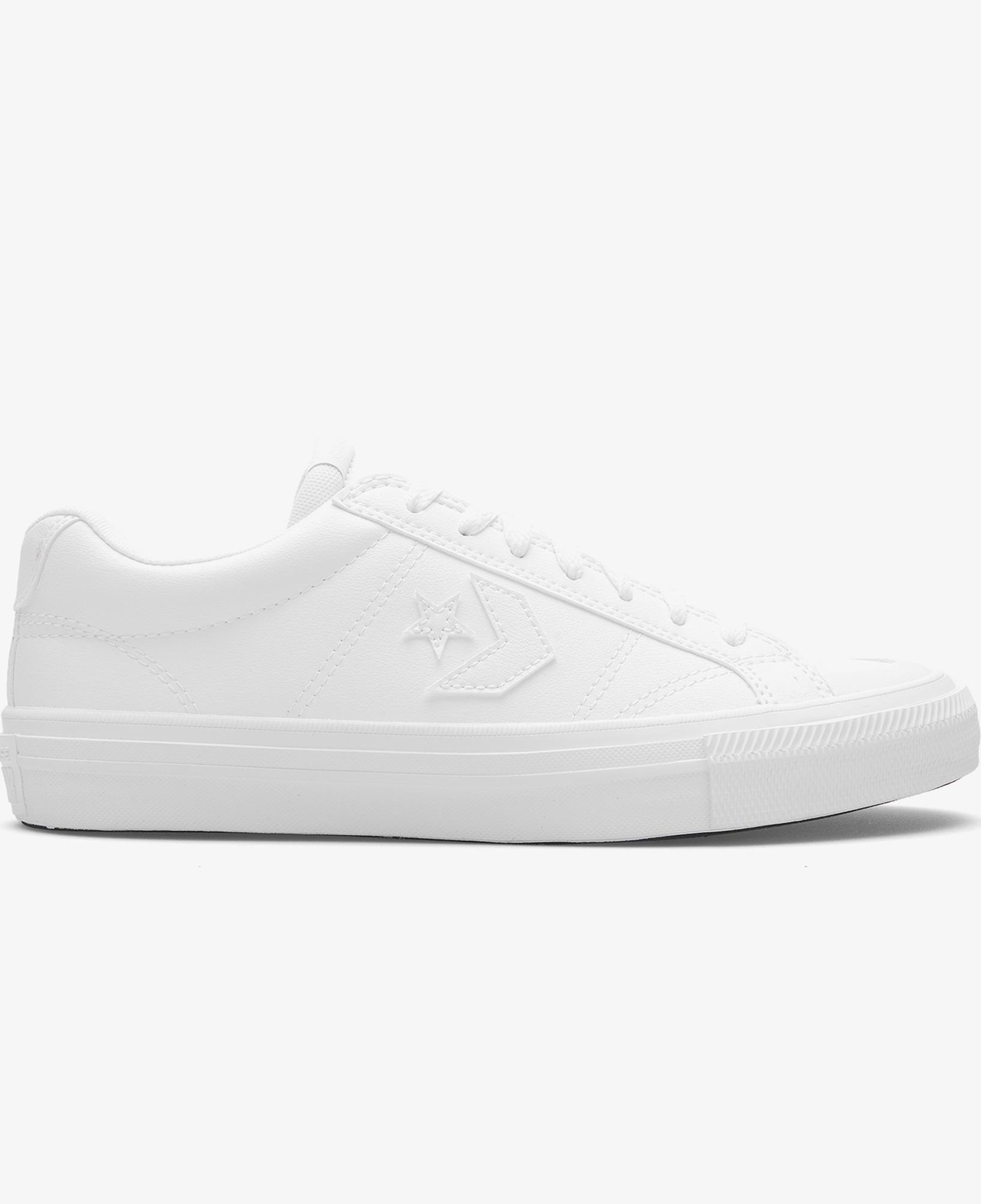 Converse Sport Casual Faux Leather Unisex Beyaz Sneaker