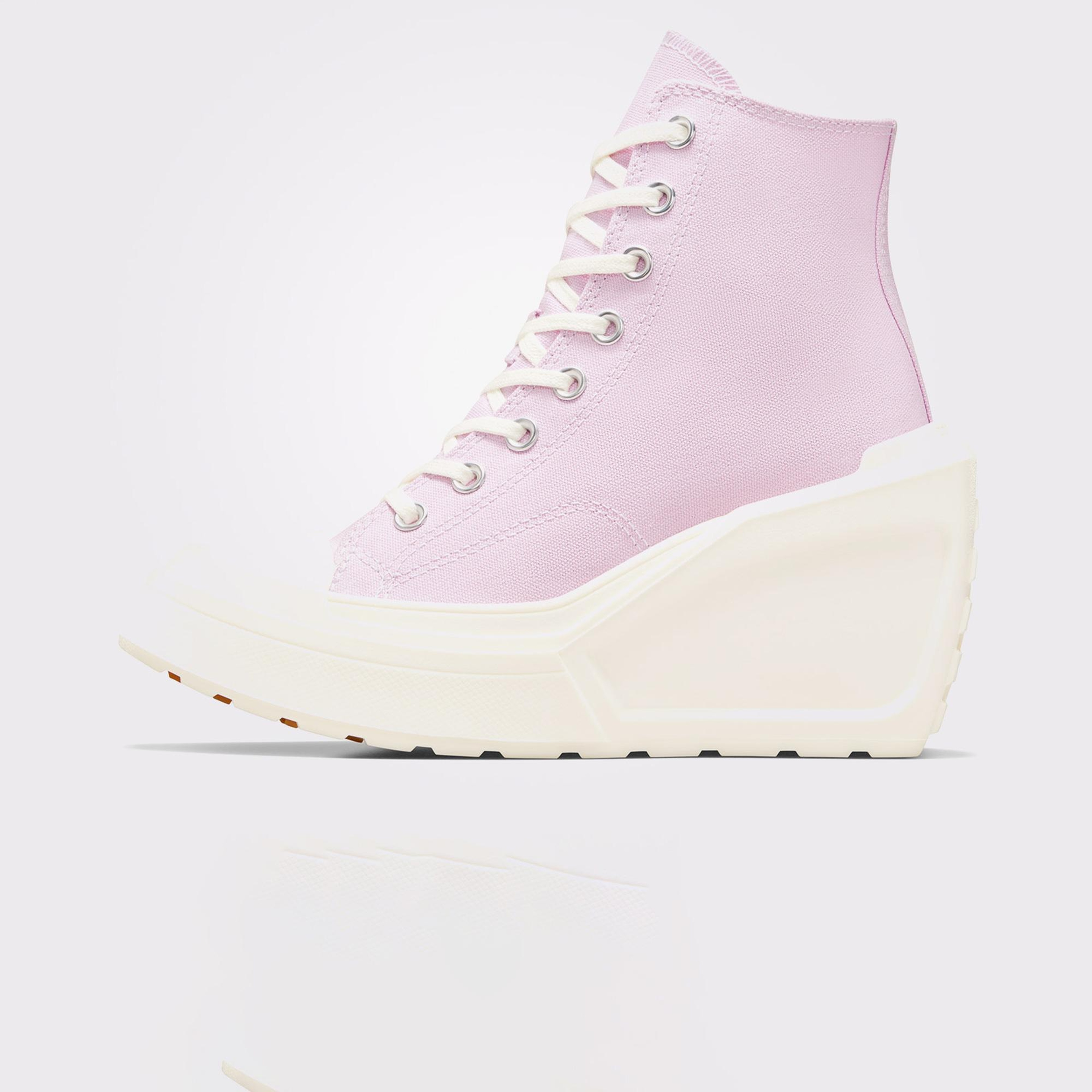 Converse Chuck 70 De Luxe Wedge Unisex Pembe Platform Sneaker
