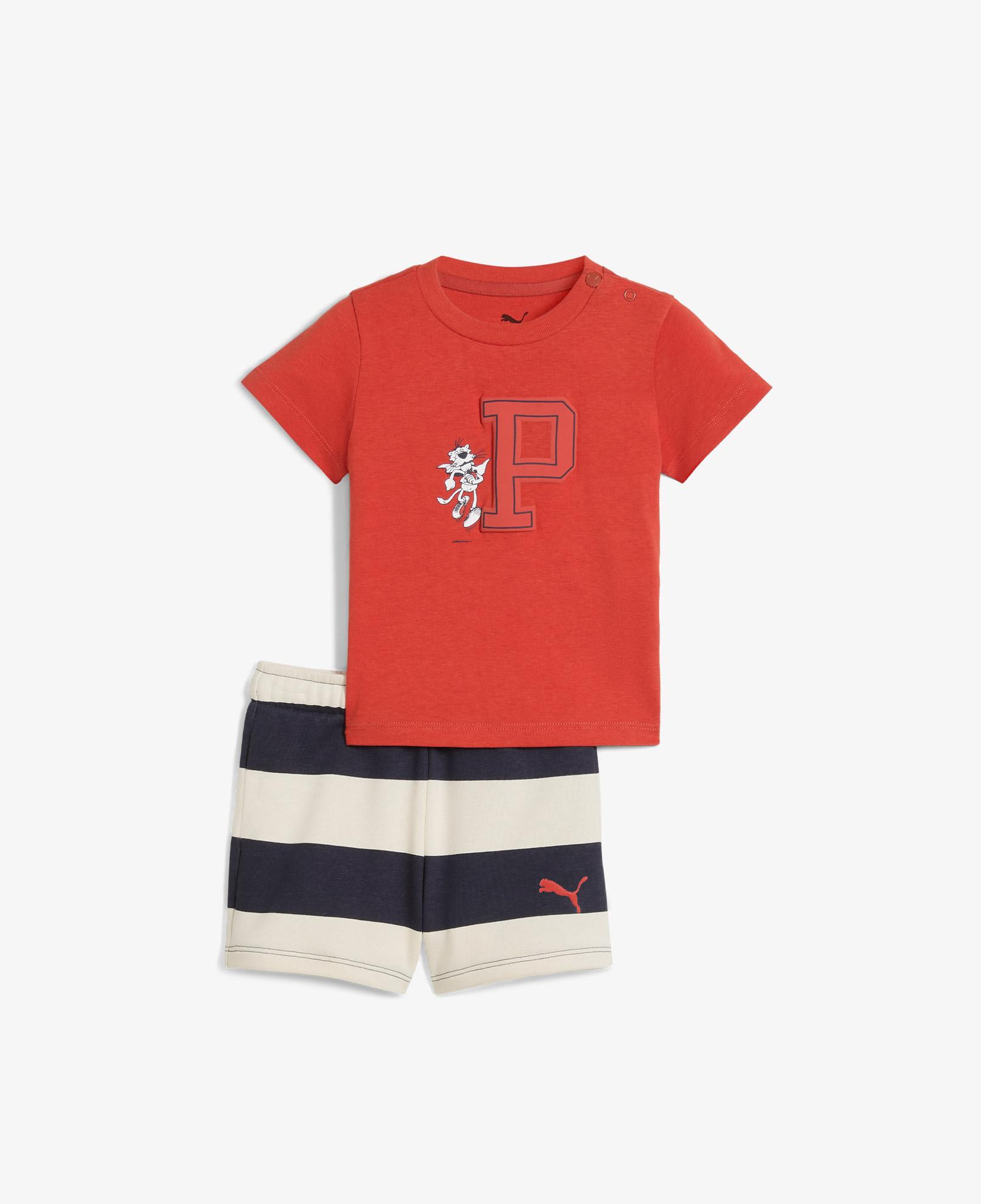 Puma Super Bebek Kırmızı Eşofman Takımı